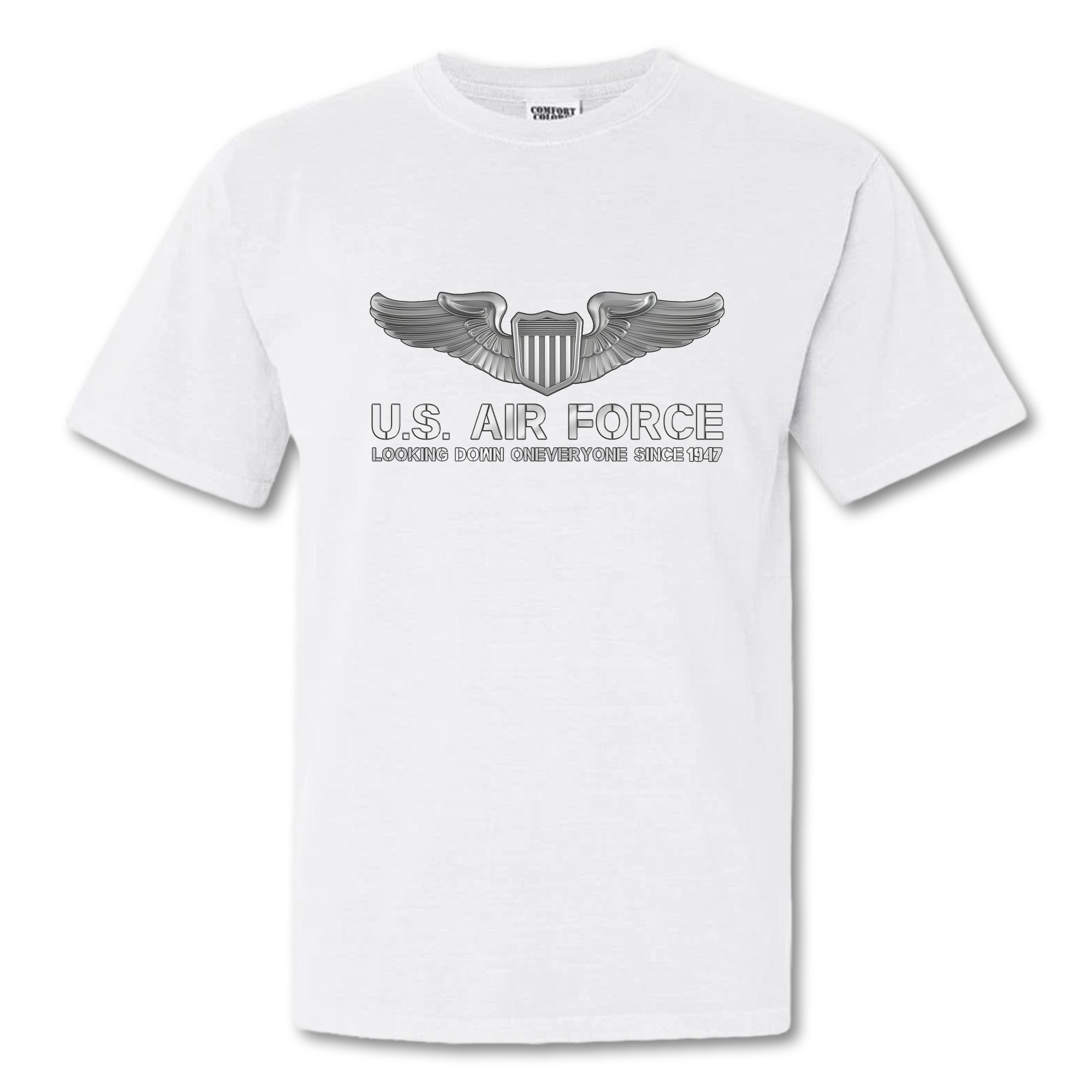 US Air Force Looking Down Comfort Colors T-Shirt