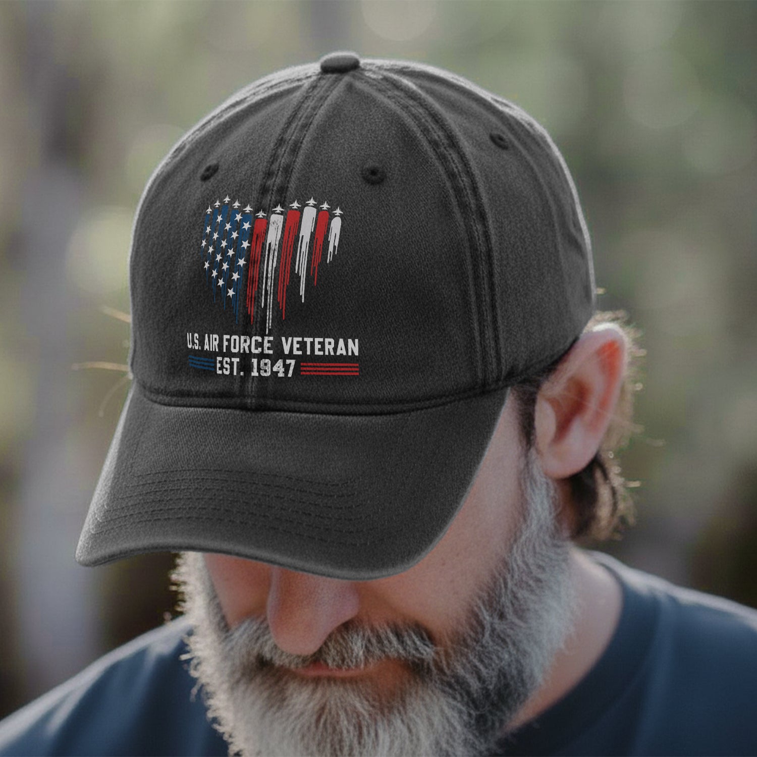 US Air Force Veteran Pride Baseball Cap Secondary image