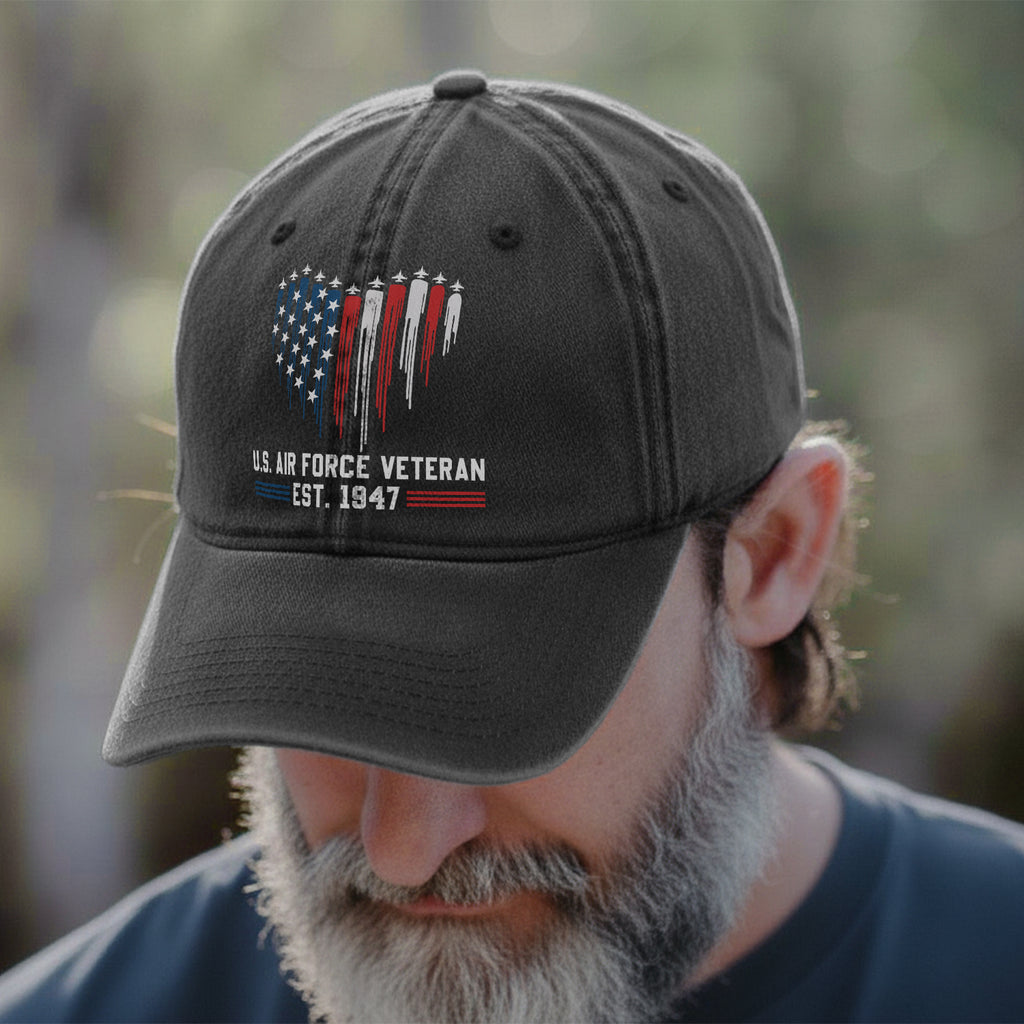 US Air Force Veteran Pride Baseball Cap