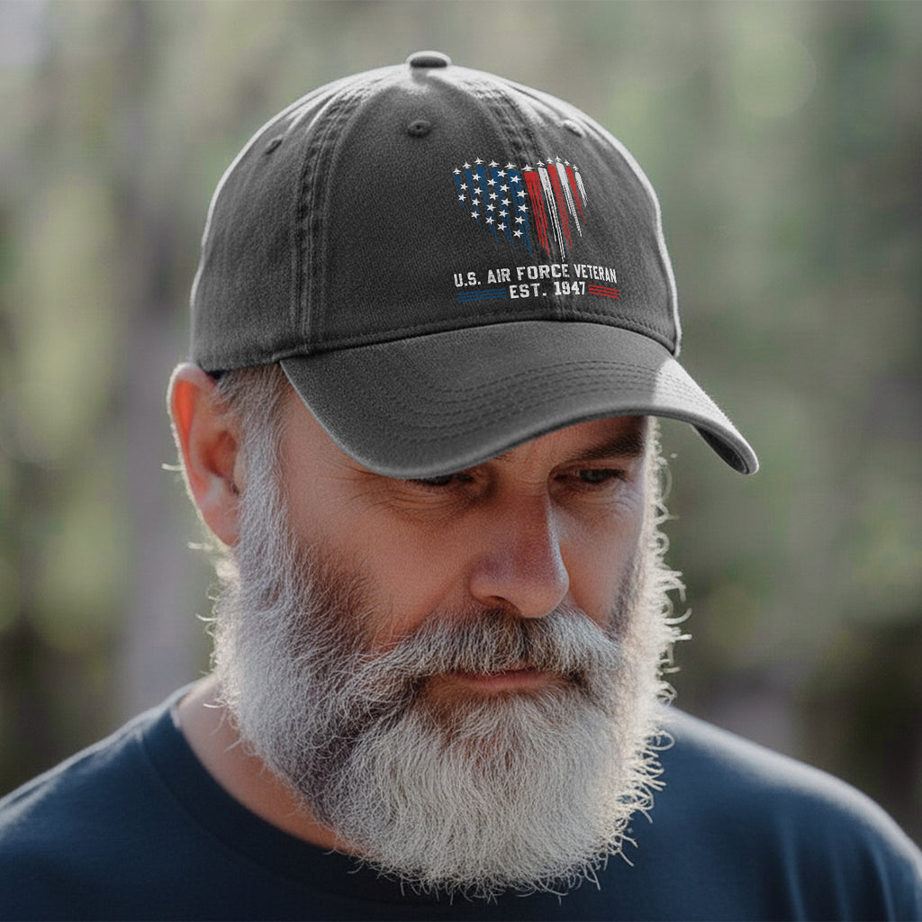 US Air Force Veteran Pride Baseball Cap