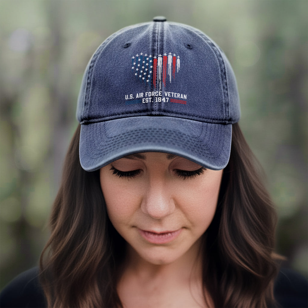 US Air Force Veteran Pride Baseball Cap