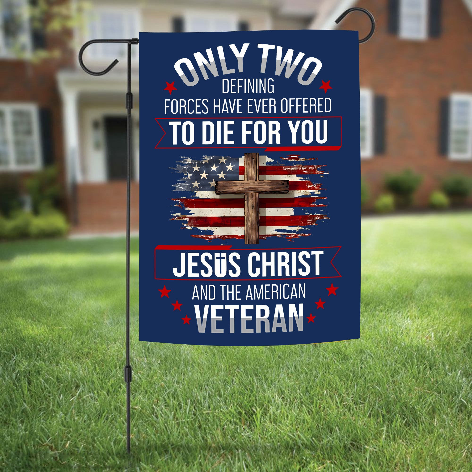 American Veteran Flag - Proudly Serving for You