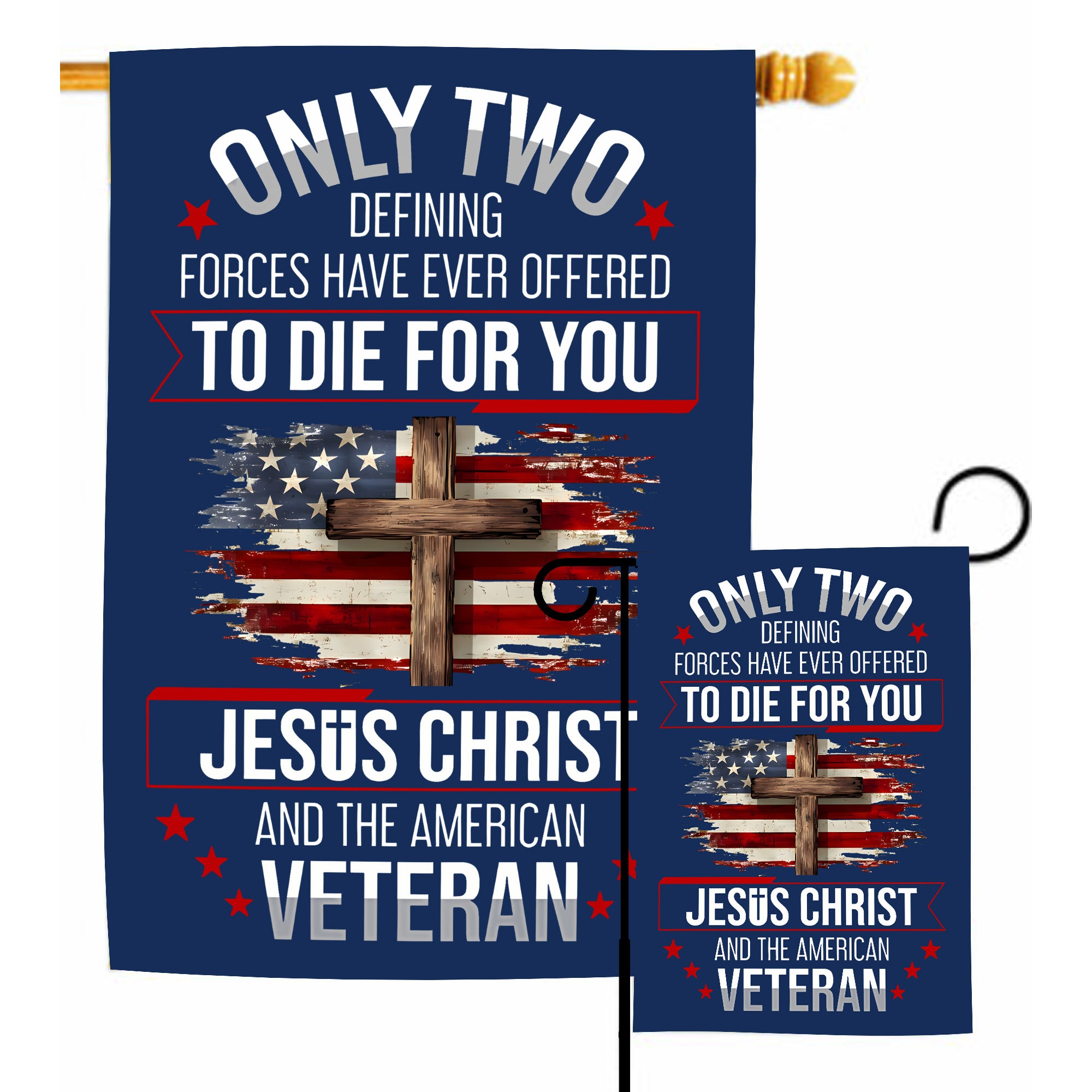 American Veteran Flag - Proudly Serving for You