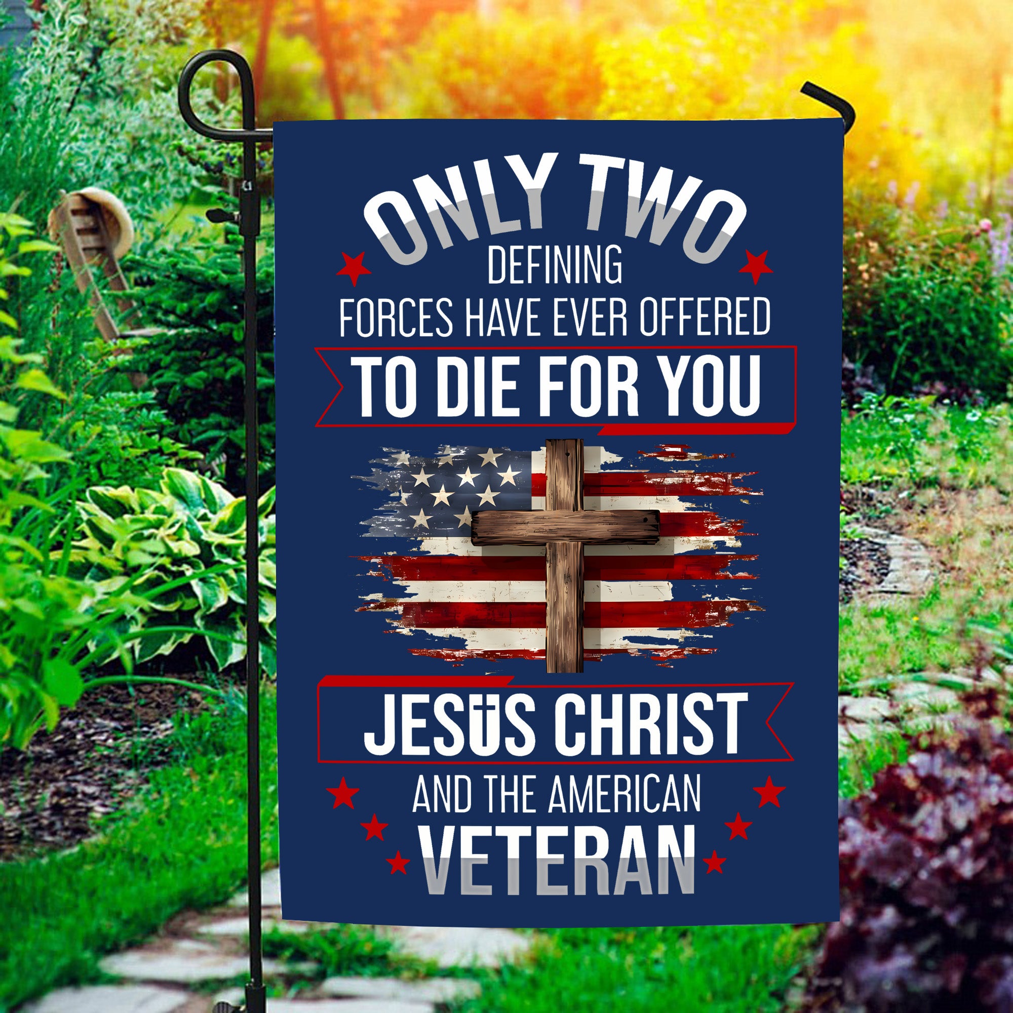 American Veteran Flag - Proudly Serving for You