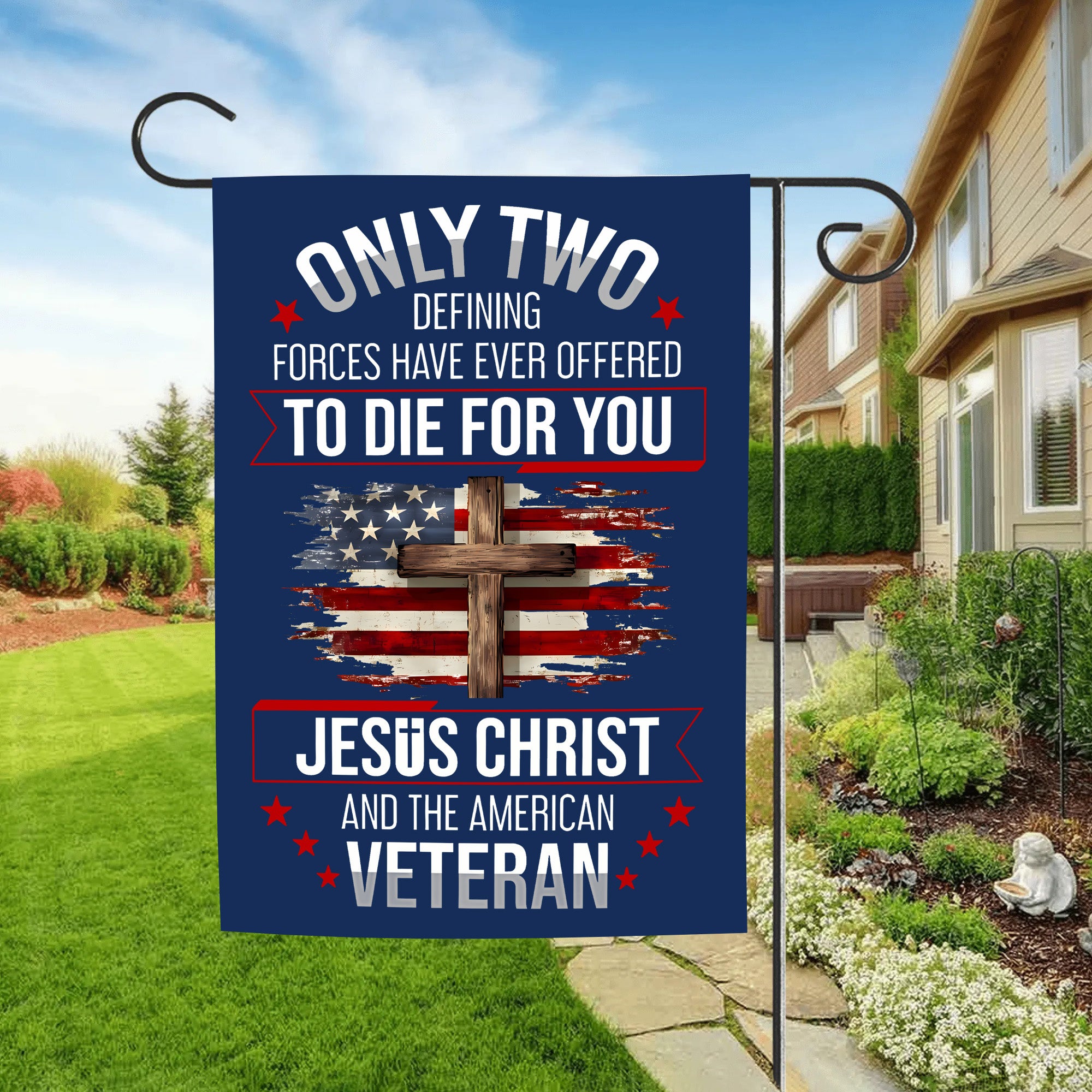 American Veteran Flag - Proudly Serving for You