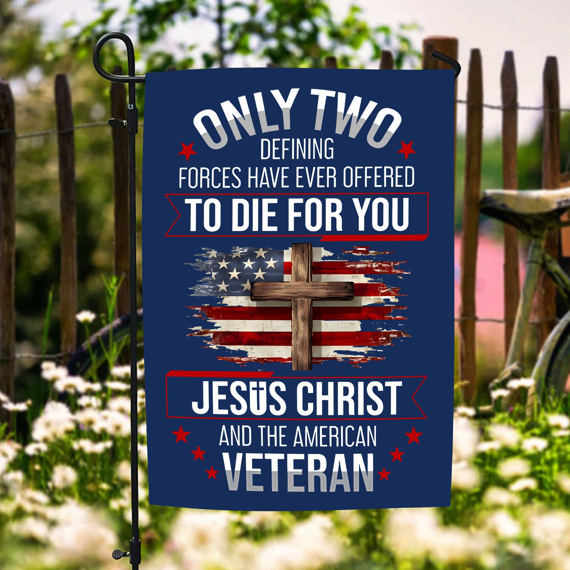 American Veteran Flag - Proudly Serving for You