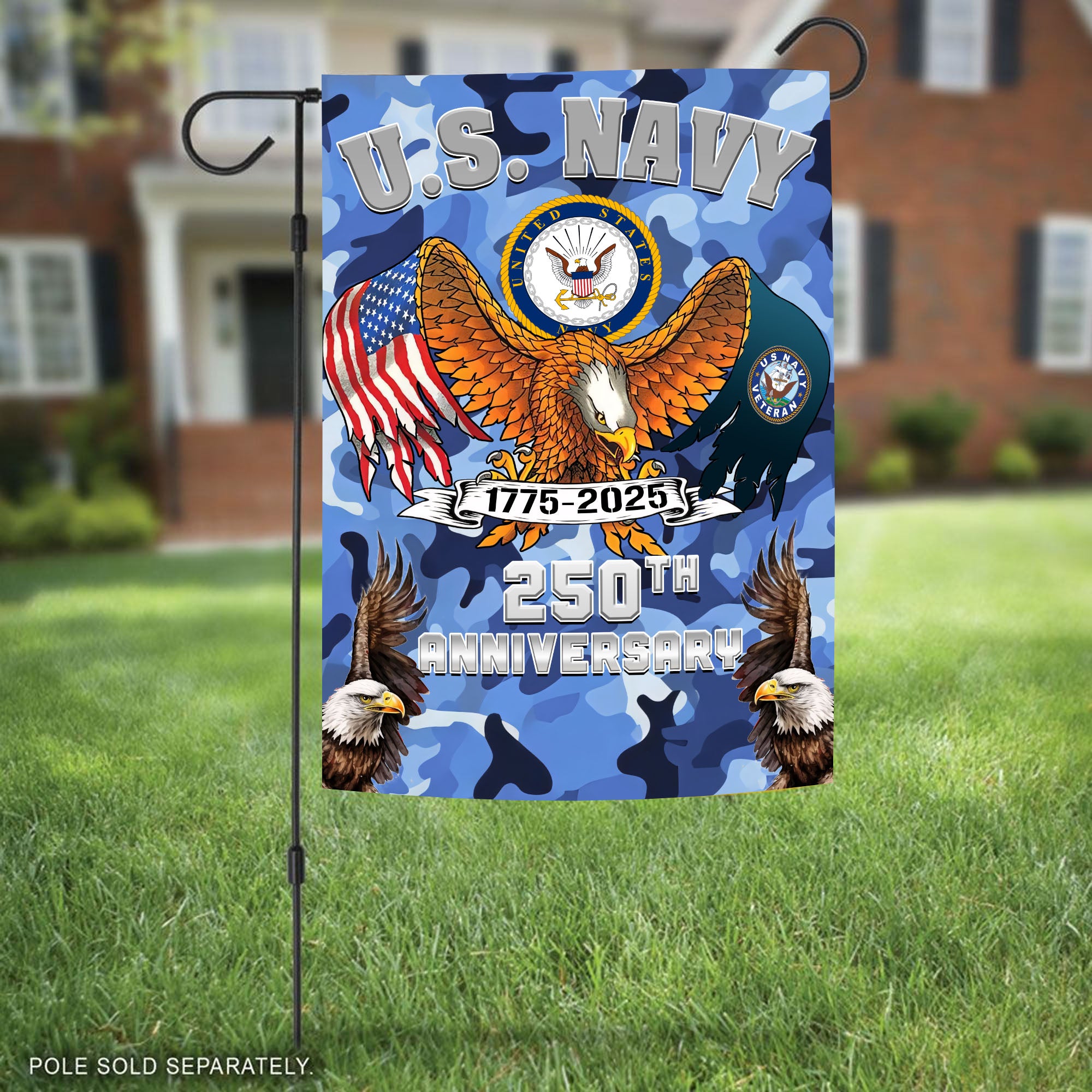 US Navy 250th Anniversary Honor Service Flag