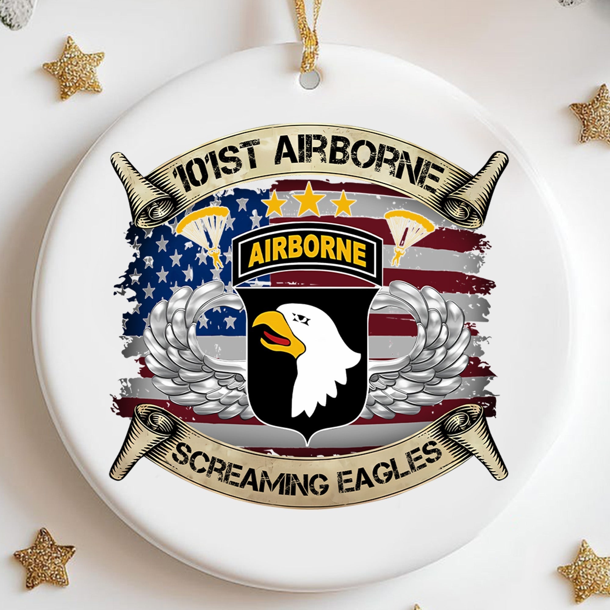 101st Airborne Eagles US Army Ornament