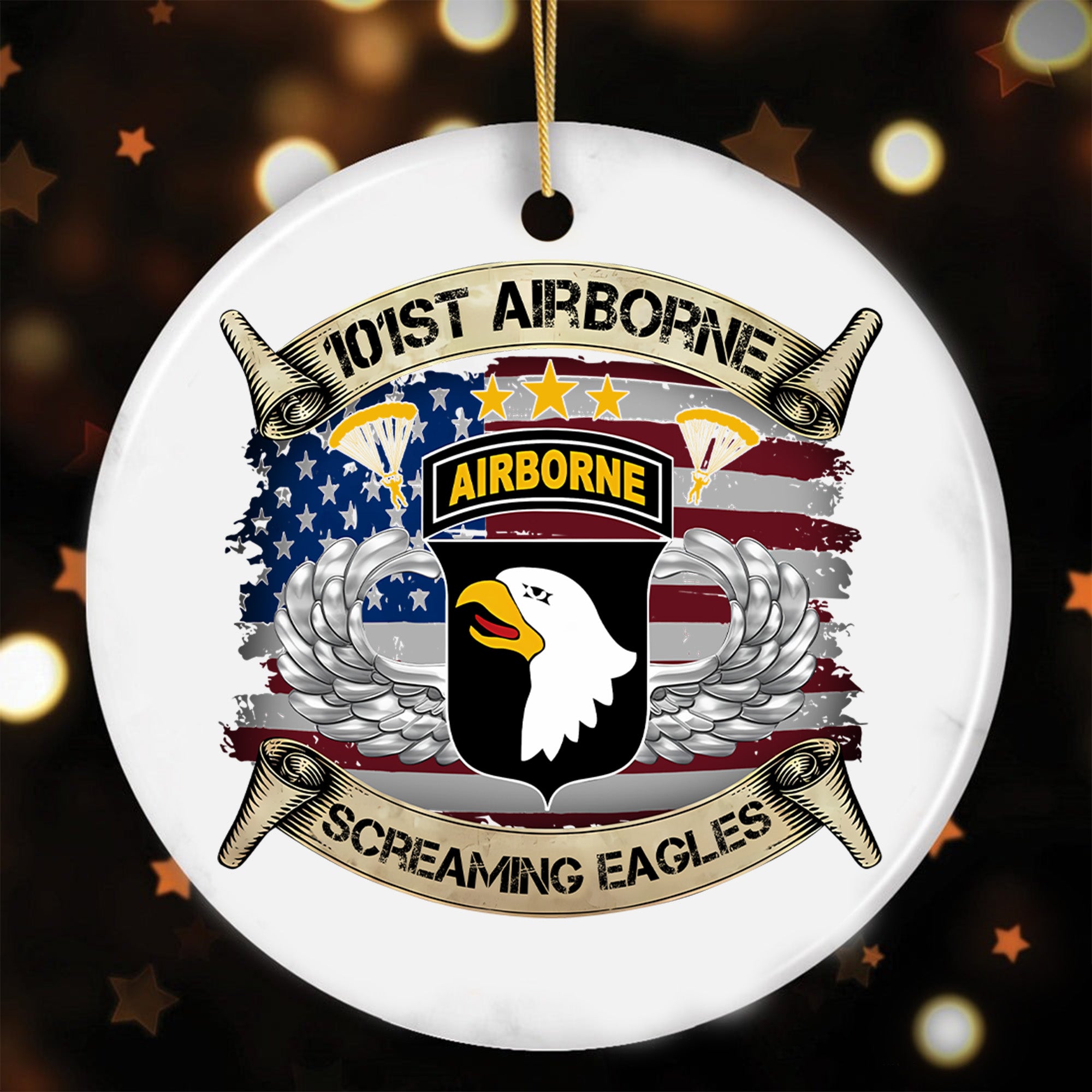 101st Airborne Eagles US Army Ornament
