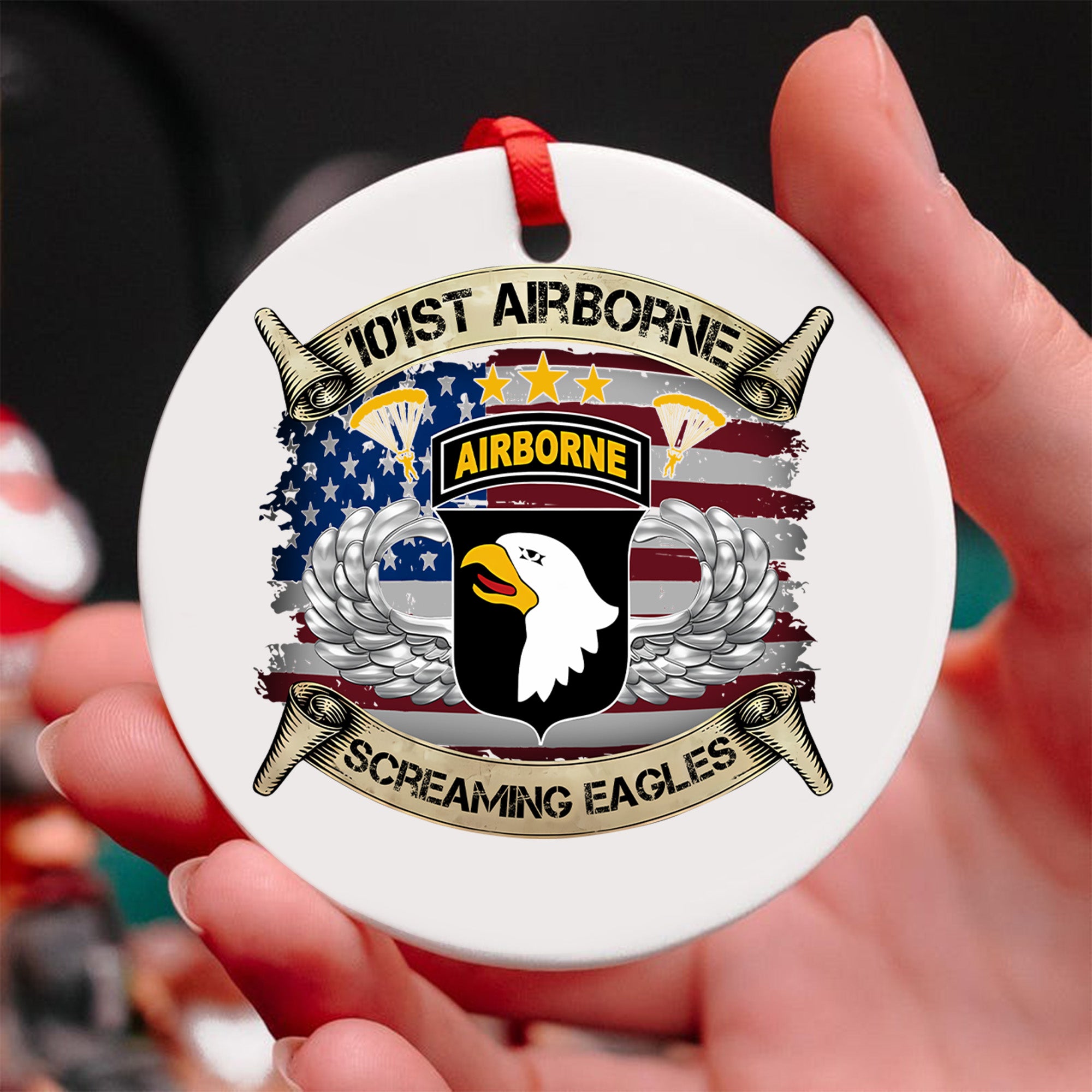 101st Airborne Eagles US Army Ornament