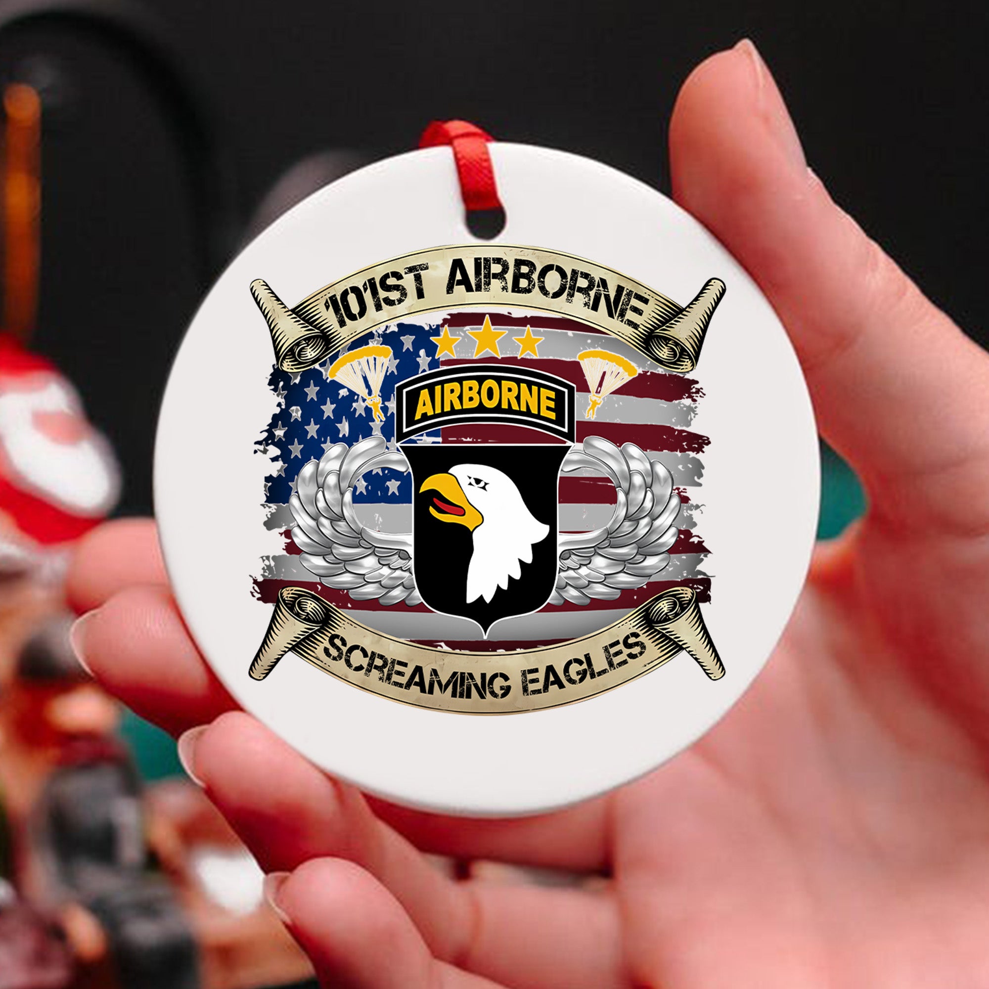 101st Airborne Eagles US Army Ornament