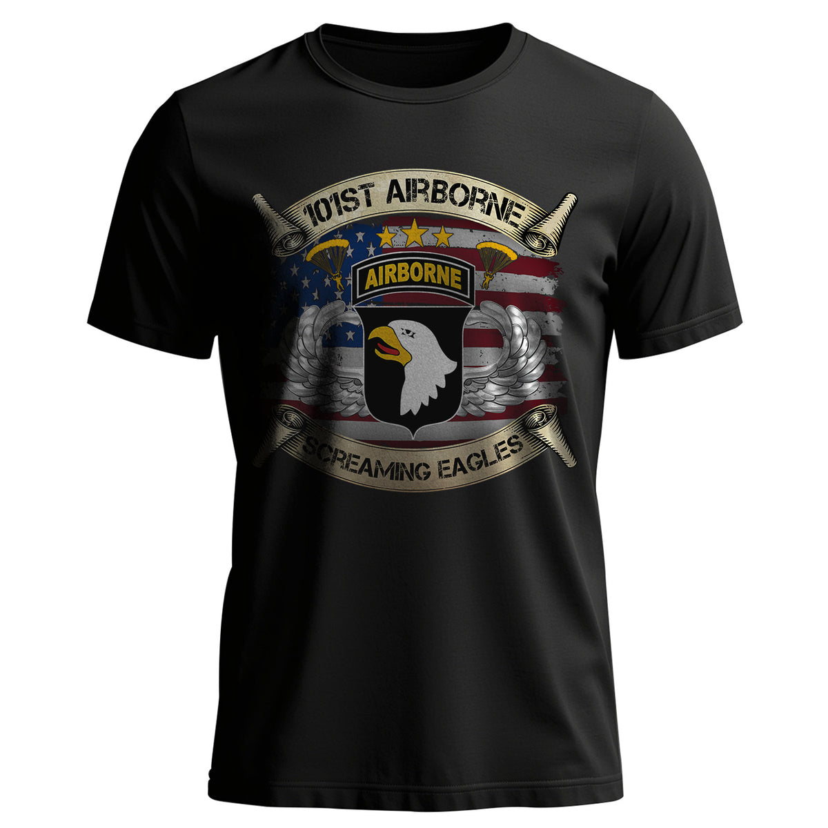 101st Airborne Screaming Eagles American T-Shirt Main image