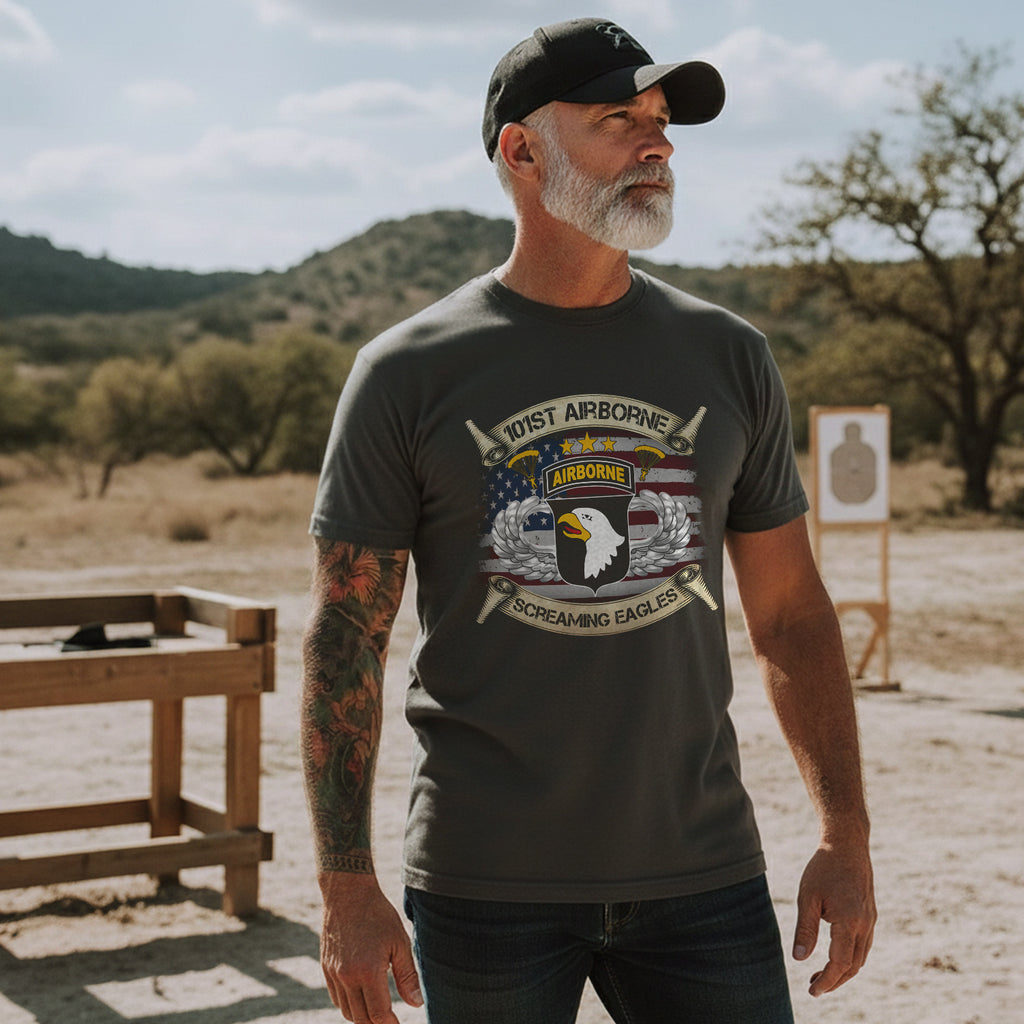 101st Airborne Screaming Eagles American T-Shirt