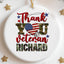 Thank You Veteran Personalized Ornament