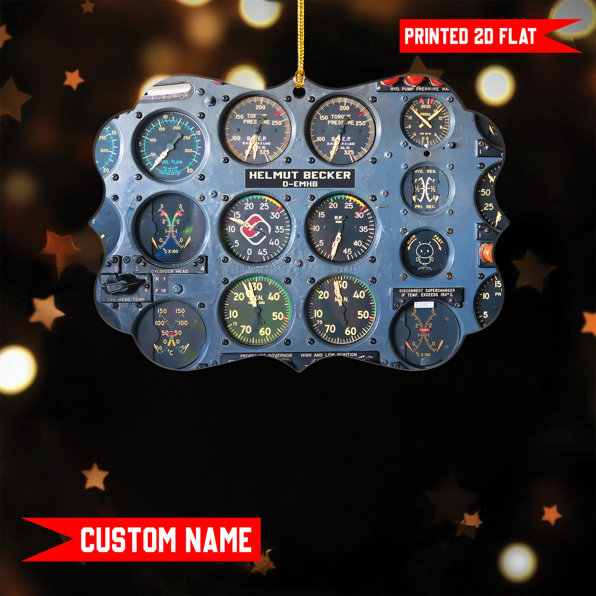 Air Force Personalized Acrylic Ornament Main image