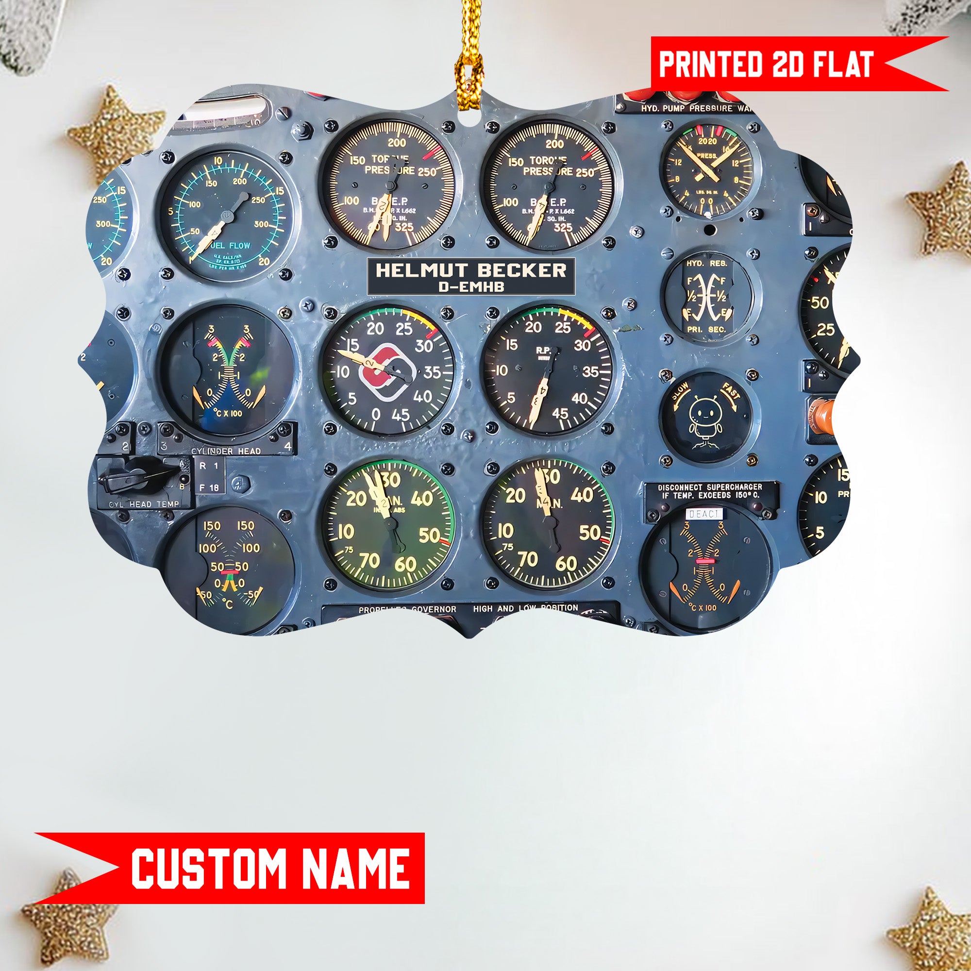 Air Force Personalized Acrylic Ornament Secondary image