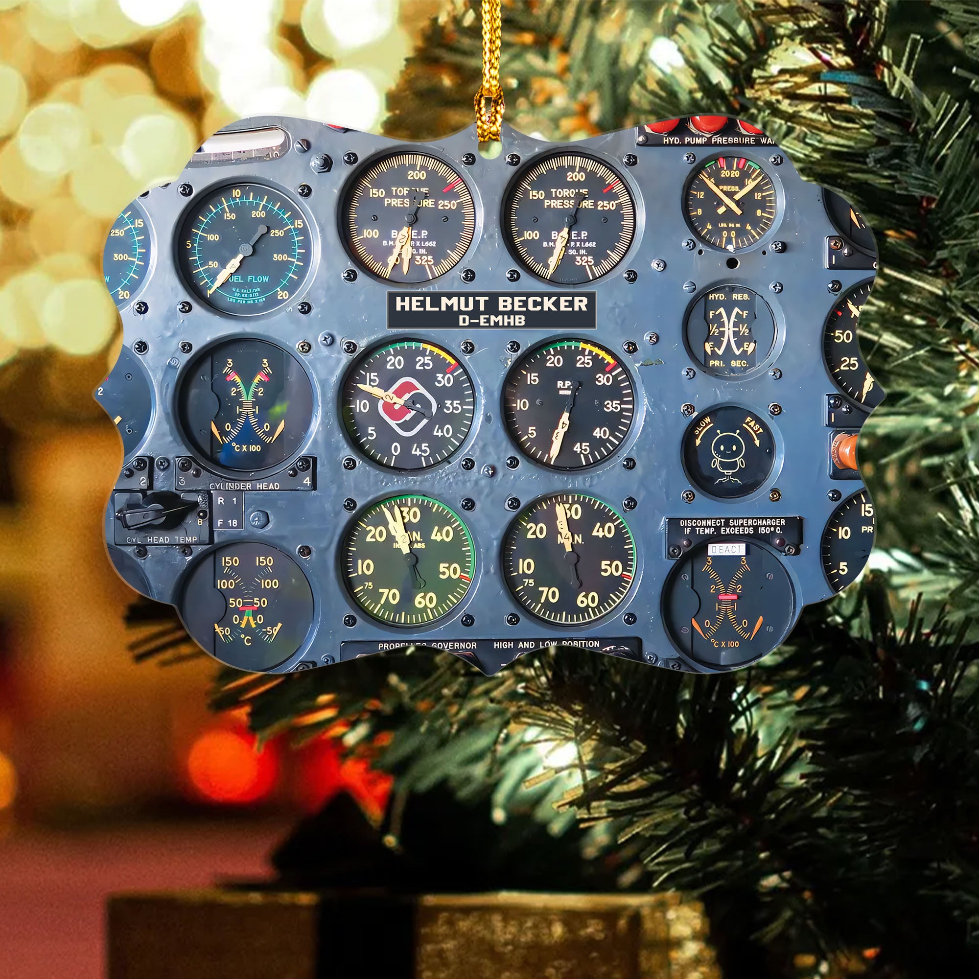 Air Force Personalized Acrylic Ornament