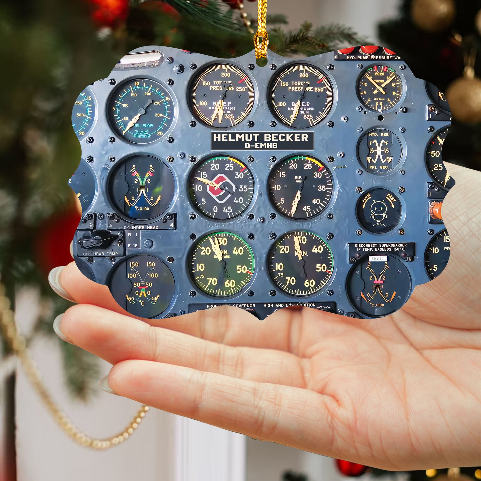 Air Force Personalized Acrylic Ornament