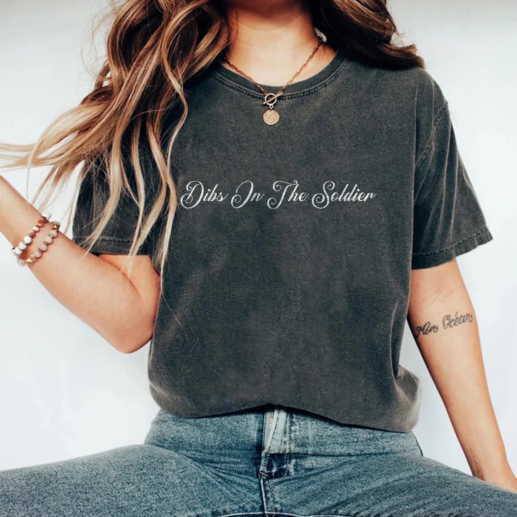 Dibs on the Soldier Comfort Colors T-Shirt Secondary image