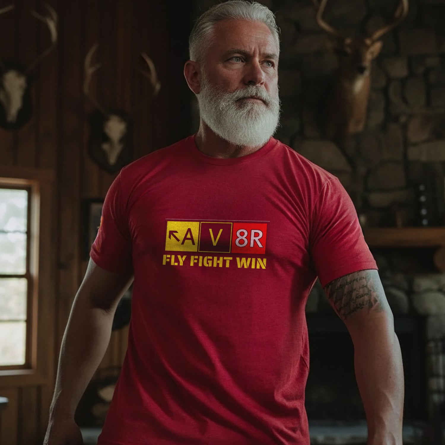 Aviation Pilot AV8R Aviator Fly Fight Win T-Shirt