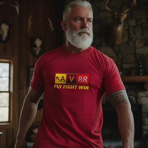 Aviation Pilot AV8R Aviator Fly Fight Win T-Shirt