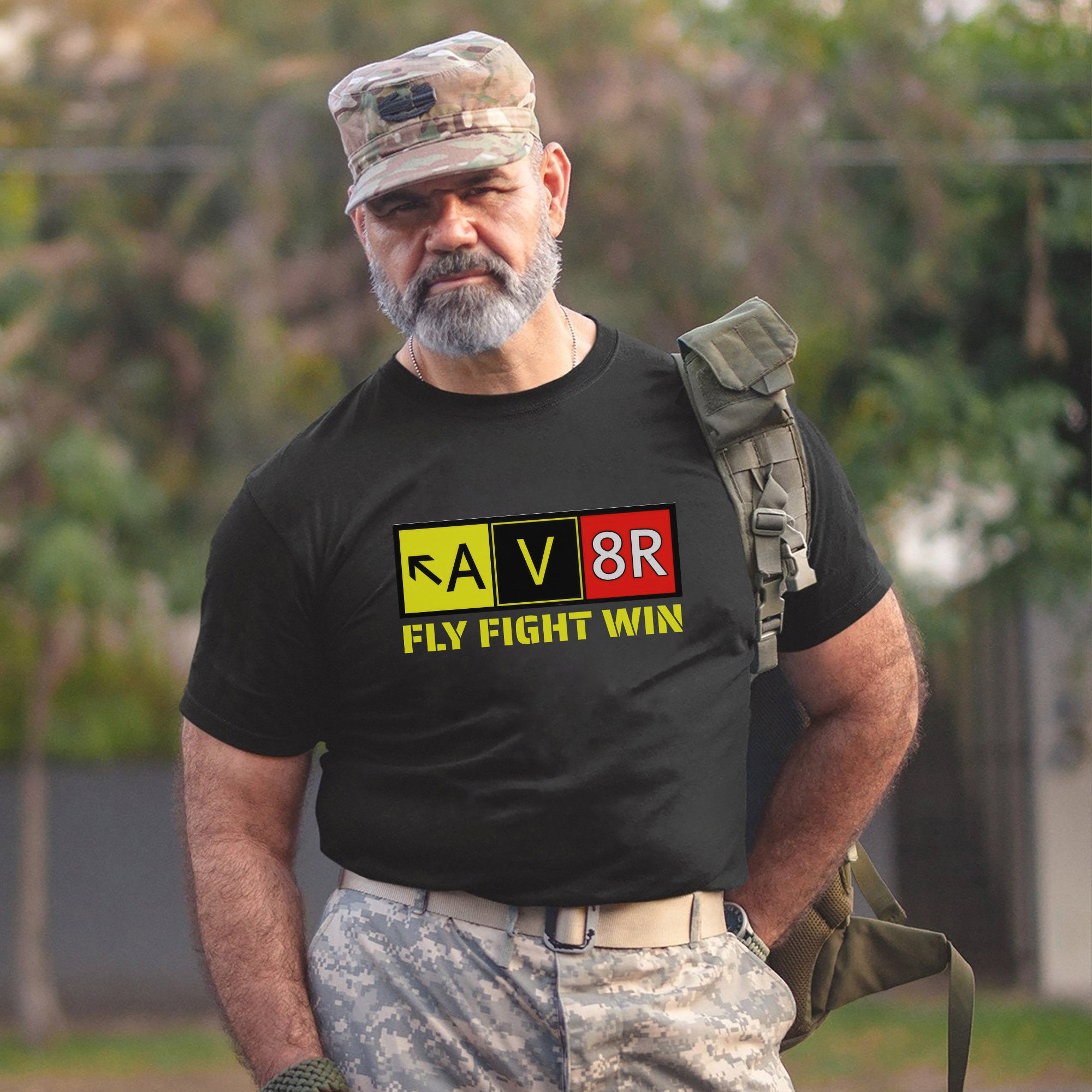 Aviation Pilot AV8R Aviator Fly Fight Win T-Shirt