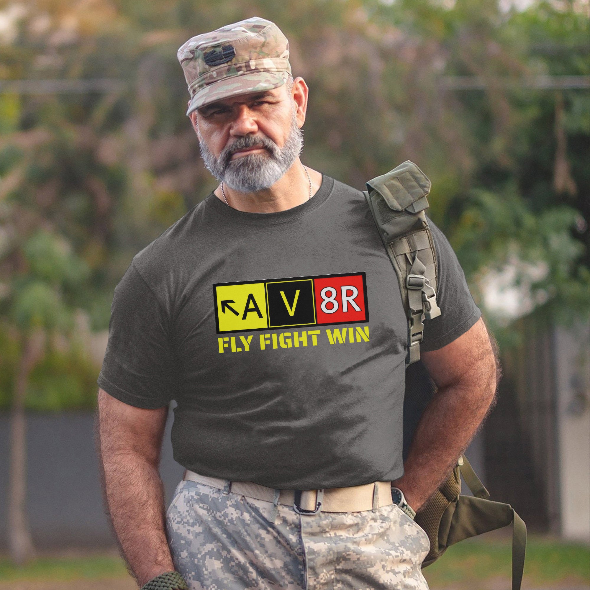 Aviation Pilot AV8R Aviator Fly Fight Win T-Shirt