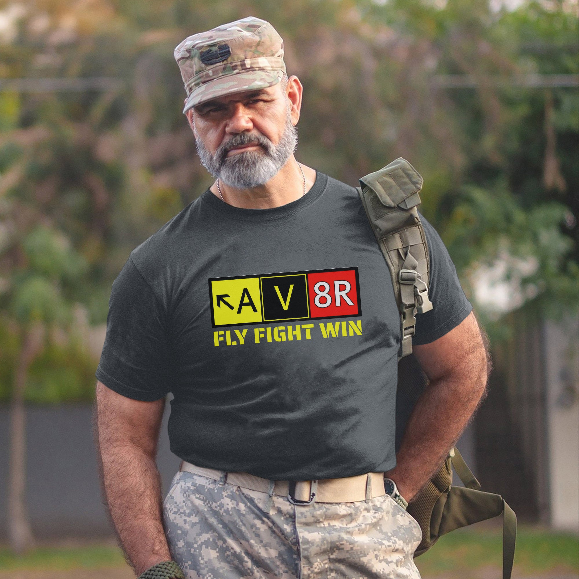 Aviation Pilot AV8R Aviator Fly Fight Win T-Shirt