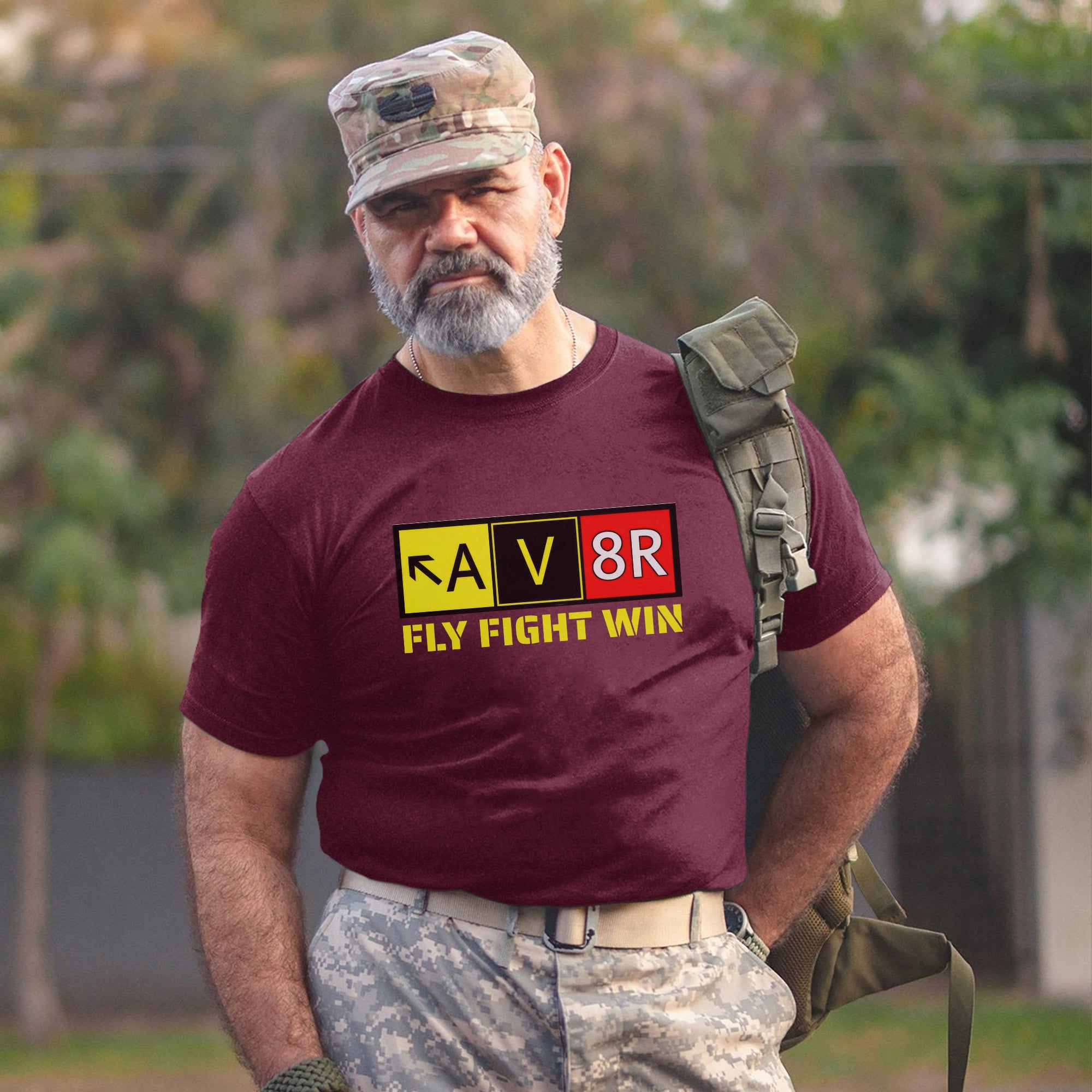 Aviation Pilot AV8R Aviator Fly Fight Win T-Shirt