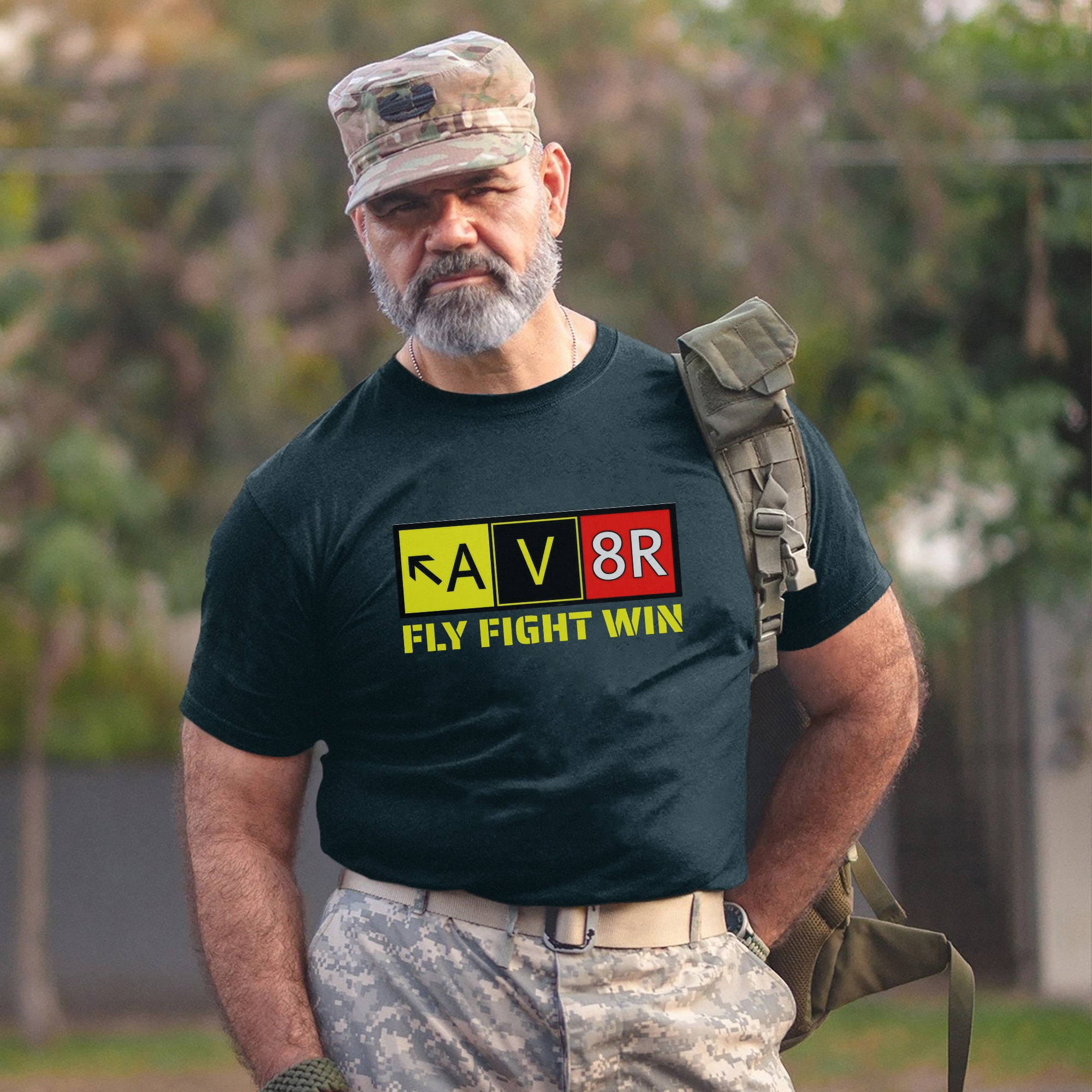 Aviation Pilot AV8R Aviator Fly Fight Win T-Shirt