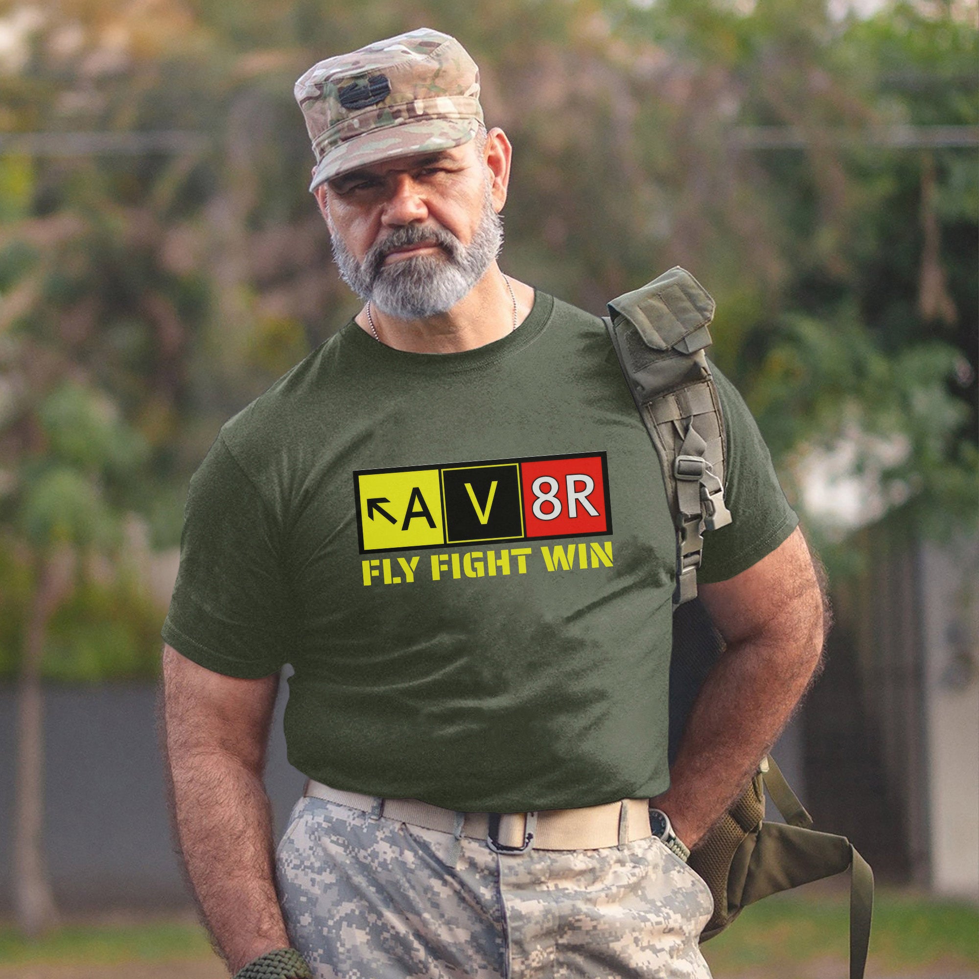 Aviation Pilot AV8R Aviator Fly Fight Win T-Shirt