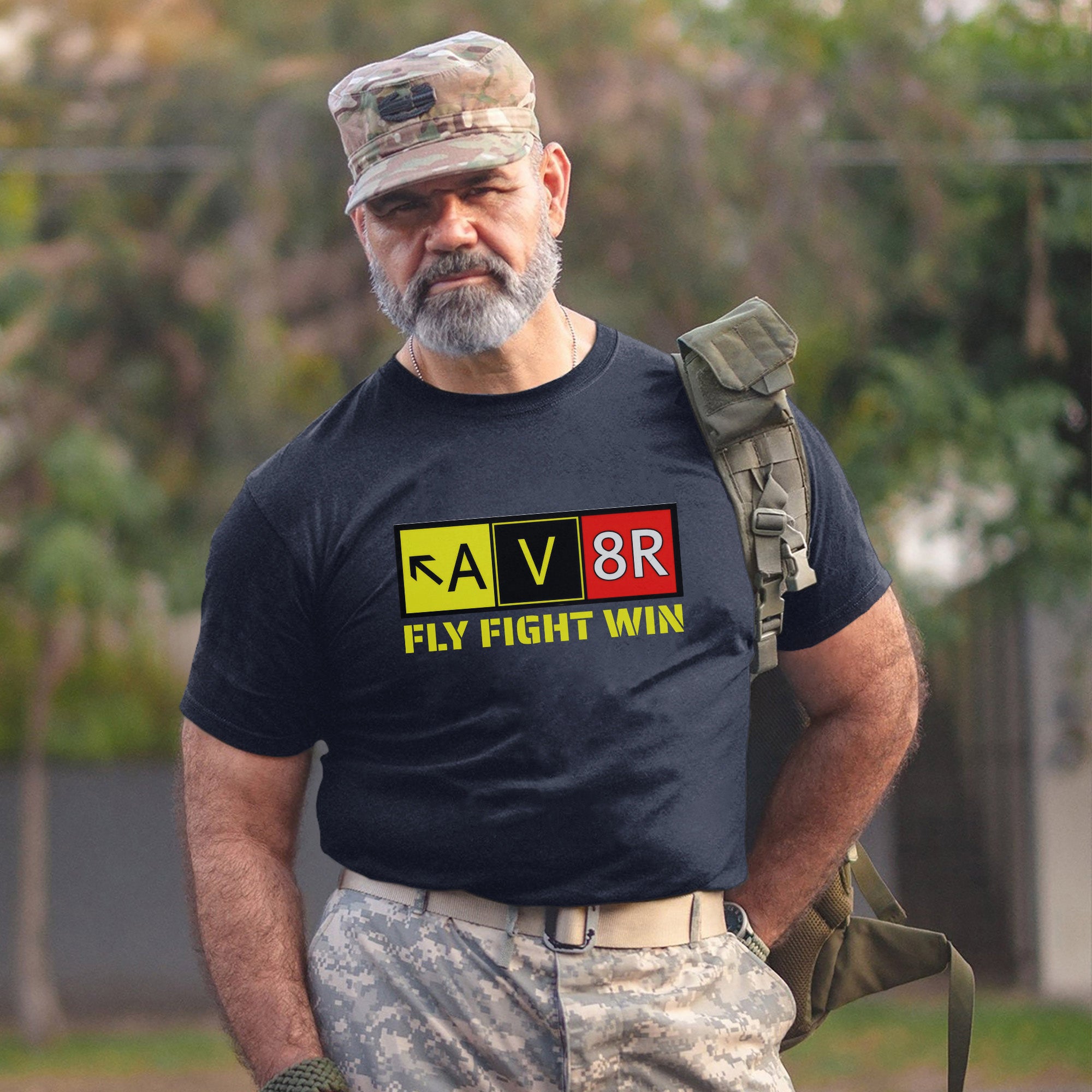 Aviation Pilot AV8R Aviator Fly Fight Win T-Shirt