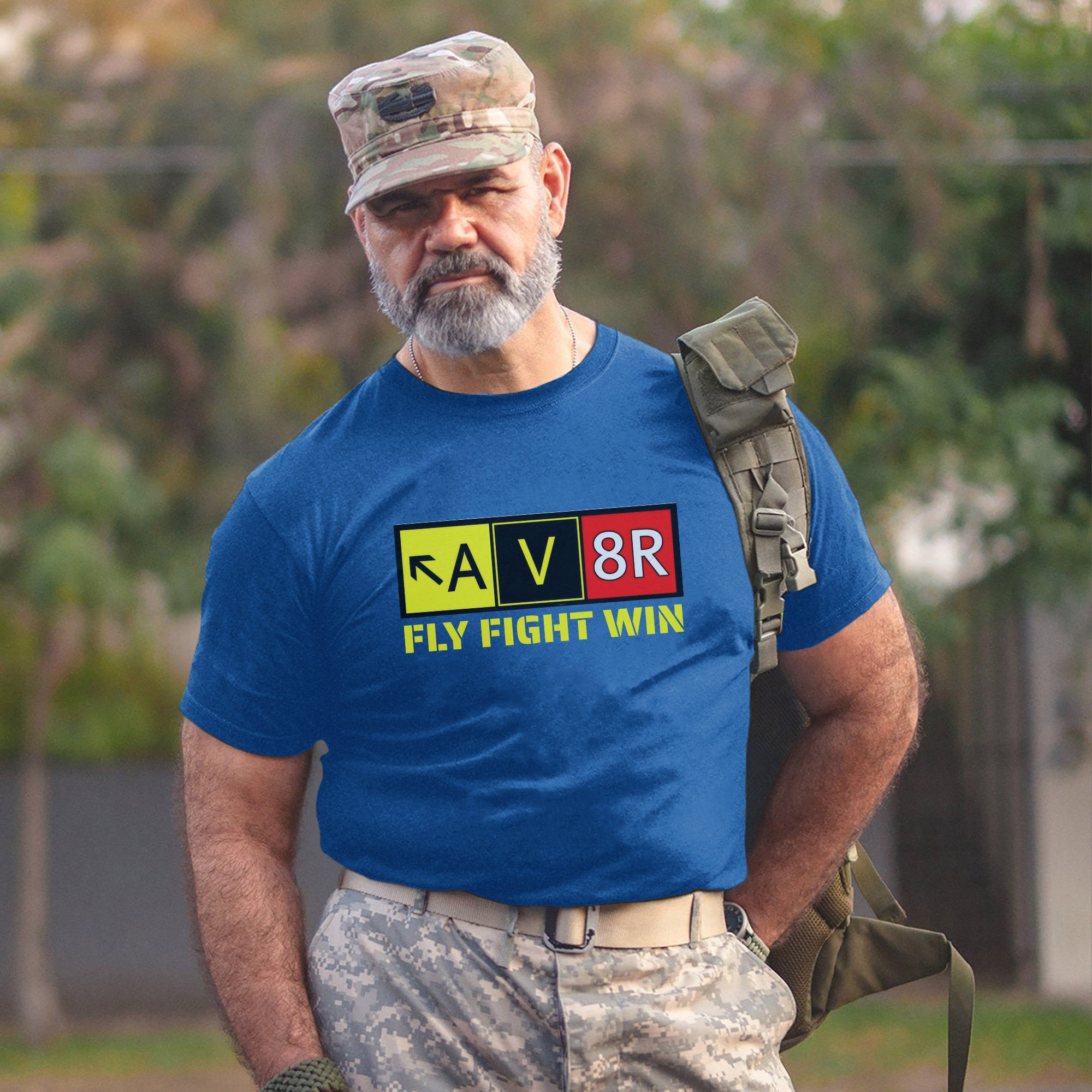 Aviation Pilot AV8R Aviator Fly Fight Win T-Shirt