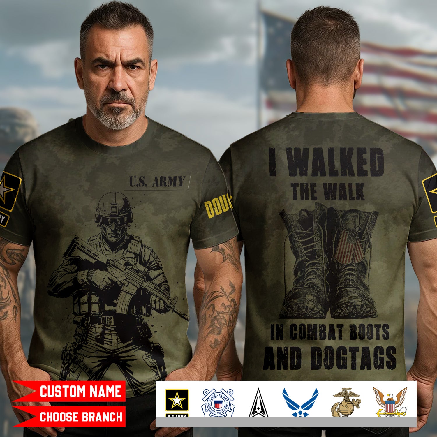 I Walked the All-over Print Personalized T-Shirt