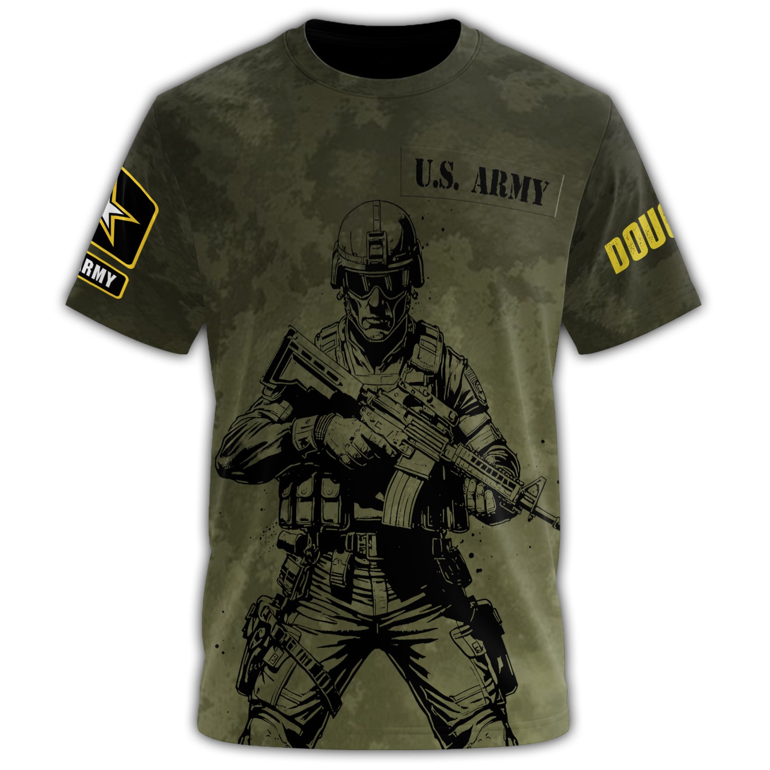 I Walked the All-over Print Personalized T-Shirt Secondary image