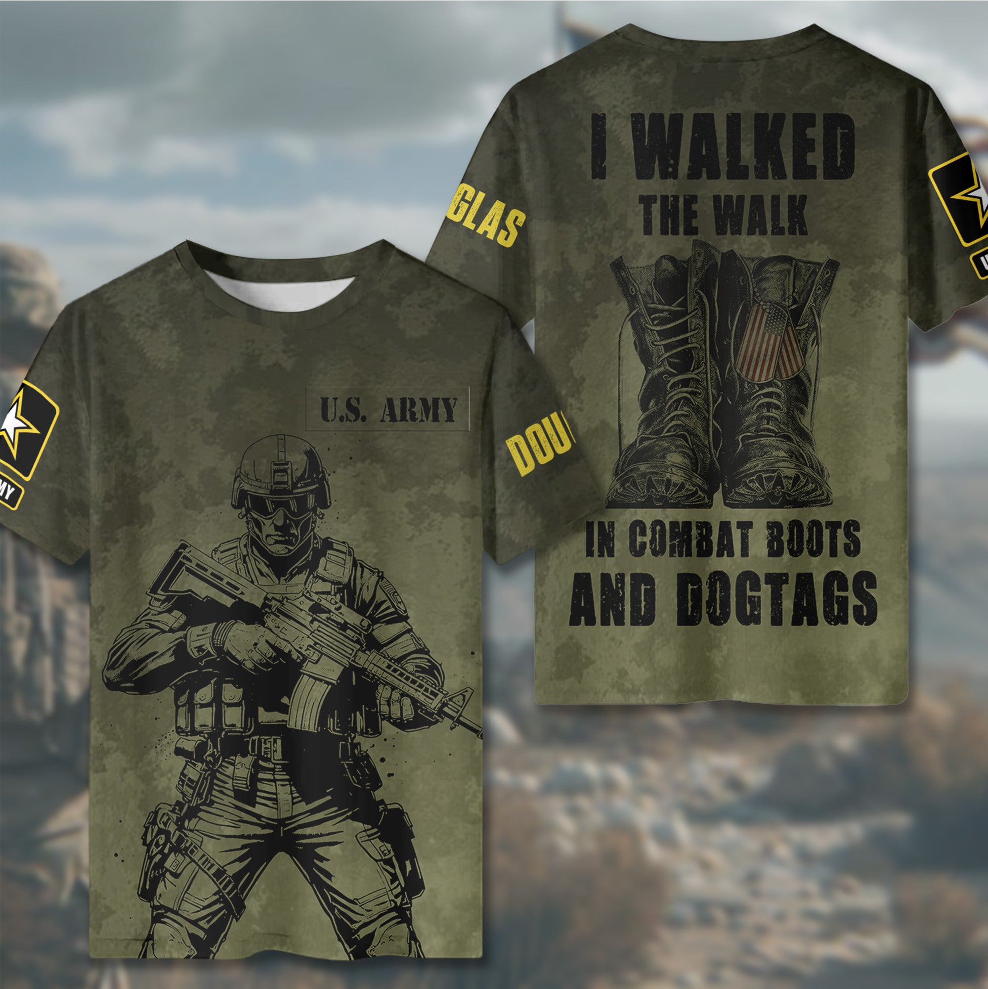I Walked the All-over Print Personalized T-Shirt