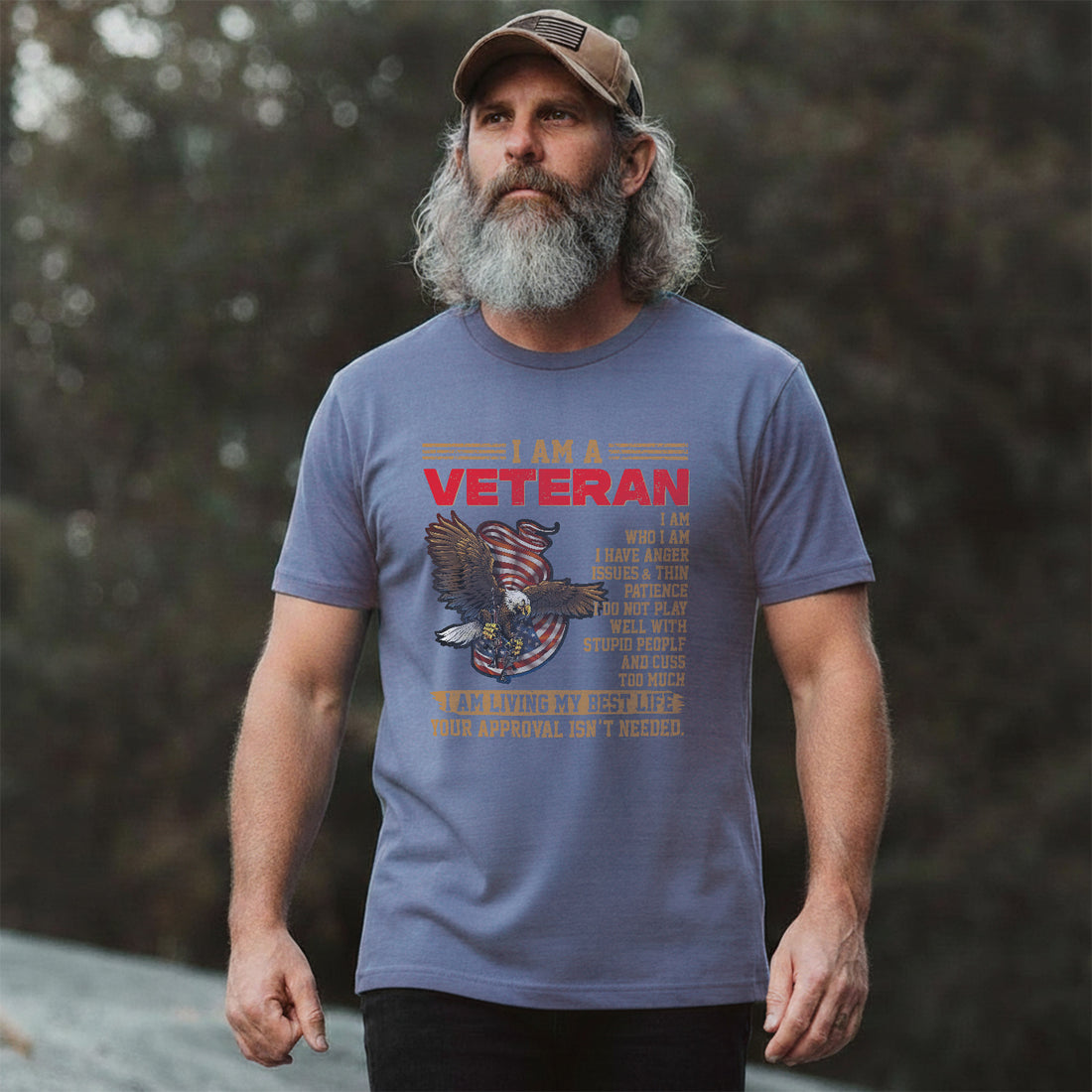 U.S. Veteran Best Life Comfort Colors T-Shirt