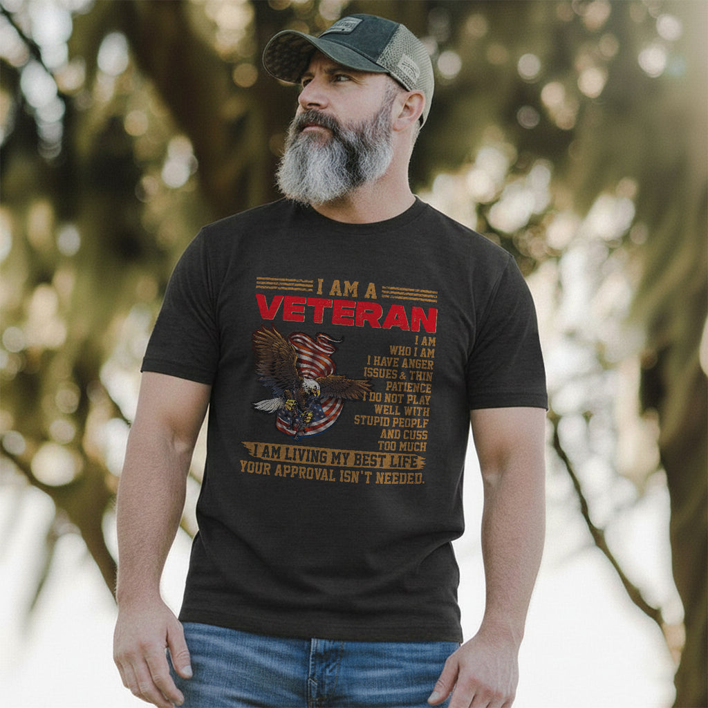 U.S. Veteran Best Life Comfort Colors T-Shirt