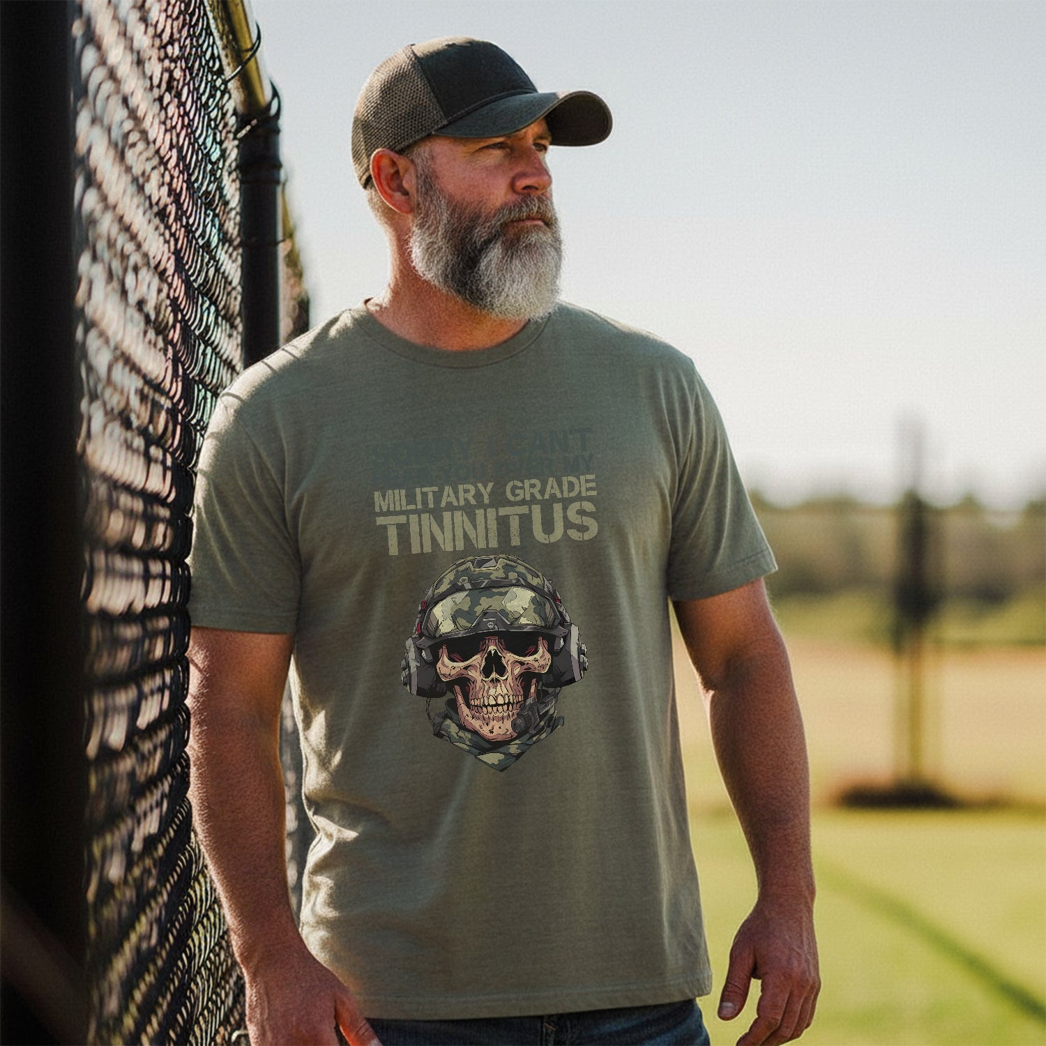 Can’t Hear You Military Tinnitus Comfort Colors T-Shirt