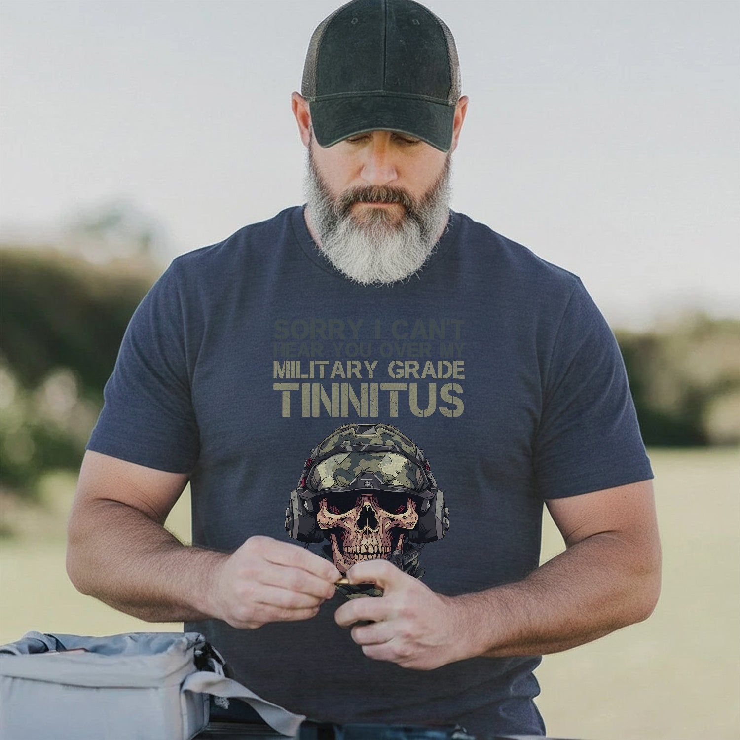 Can’t Hear You Military Tinnitus Comfort Colors T-Shirt