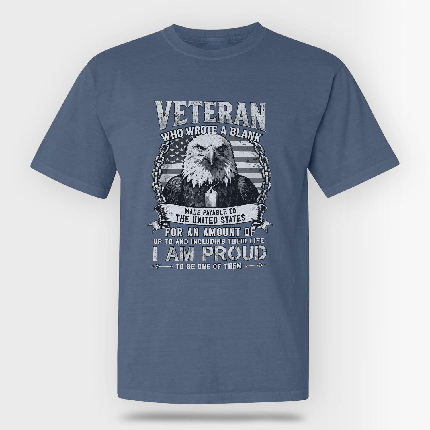 Proud to Be a Veteran Comfort Colors T-Shirt