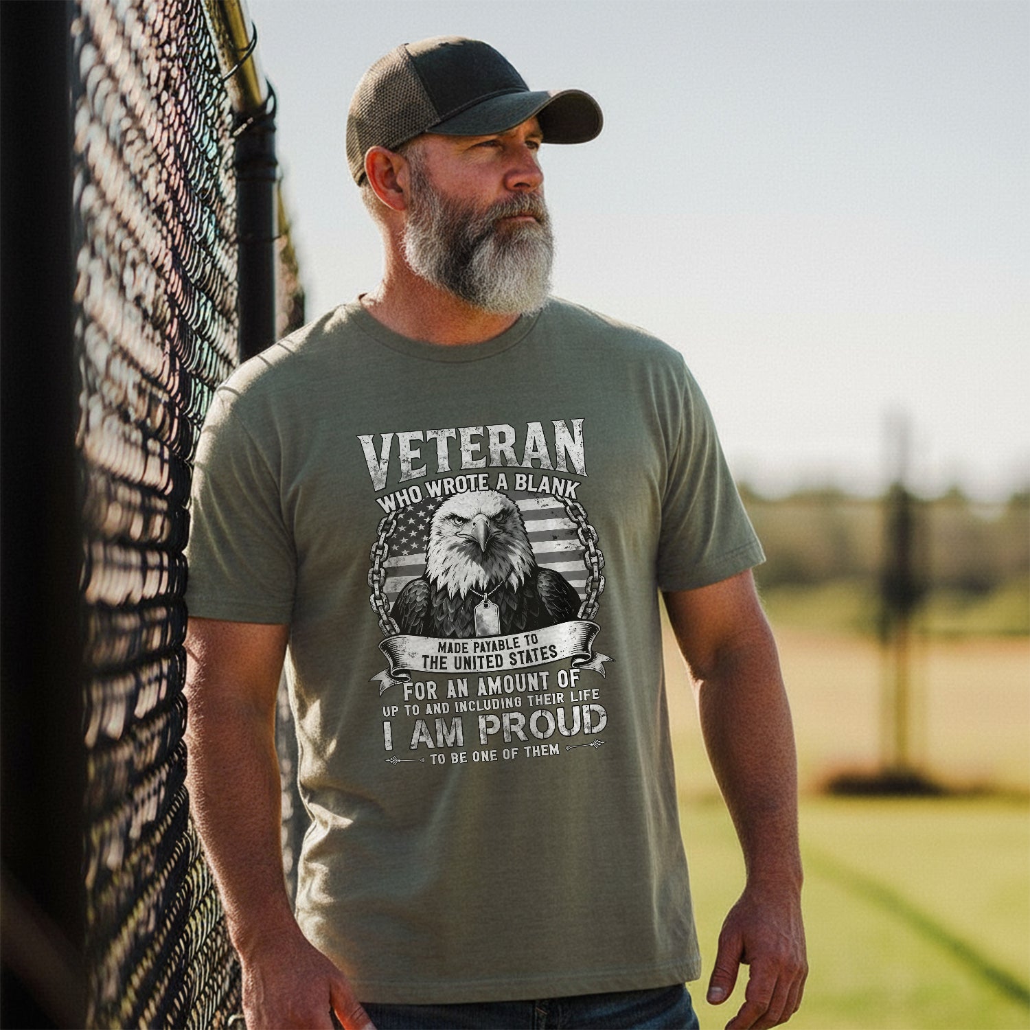 Proud to Be a Veteran Comfort Colors T-Shirt