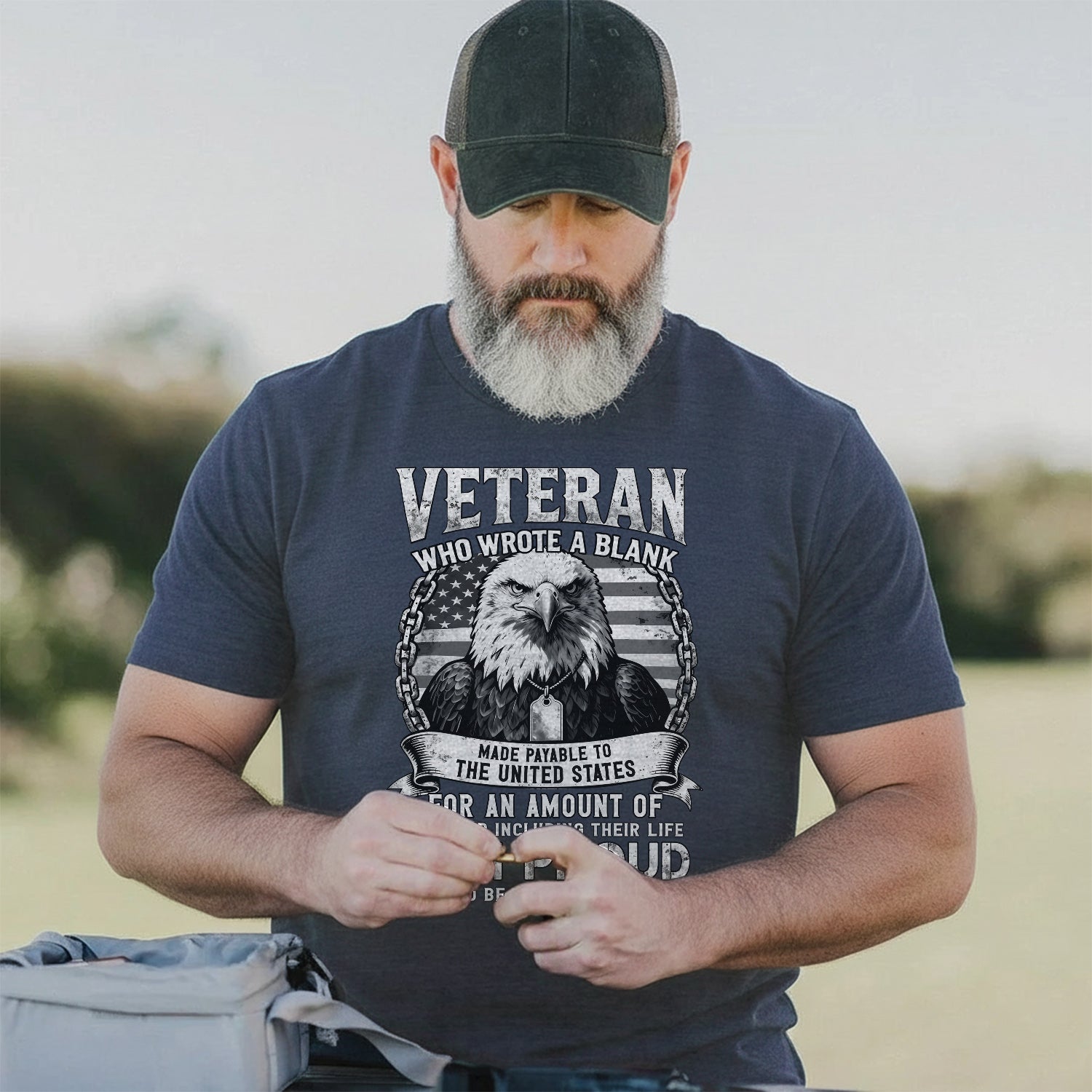 Proud to Be a Veteran Comfort Colors T-Shirt