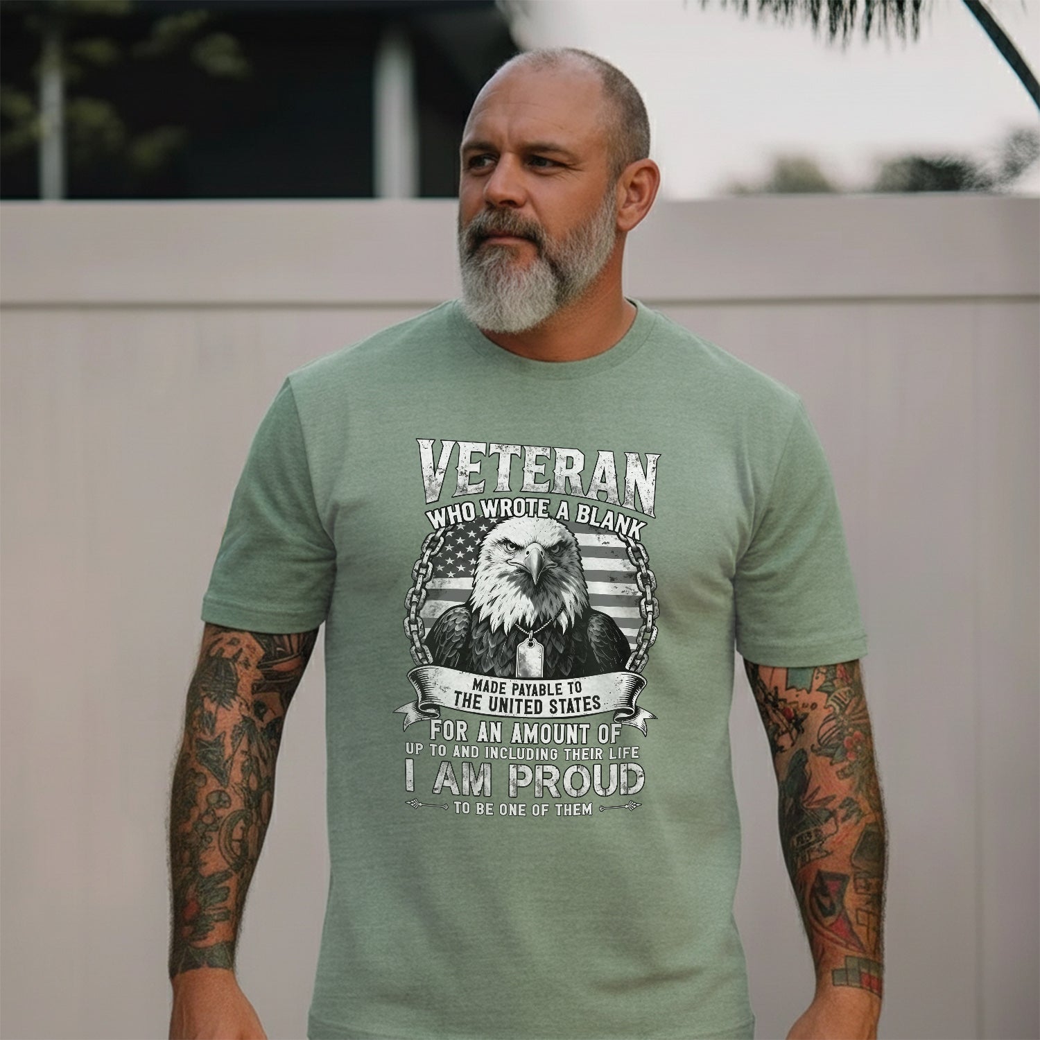 Proud to Be a Veteran Comfort Colors T-Shirt
