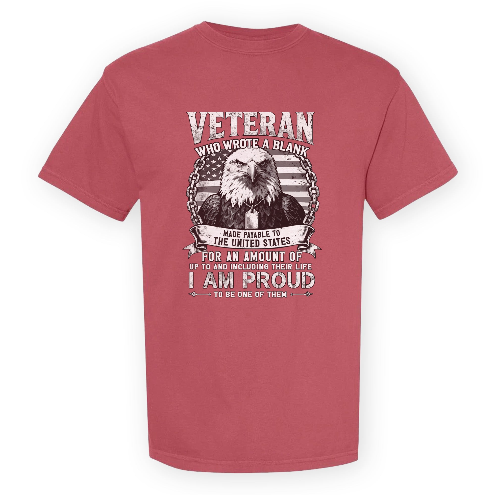 Proud to Be a Veteran Comfort Colors T-Shirt