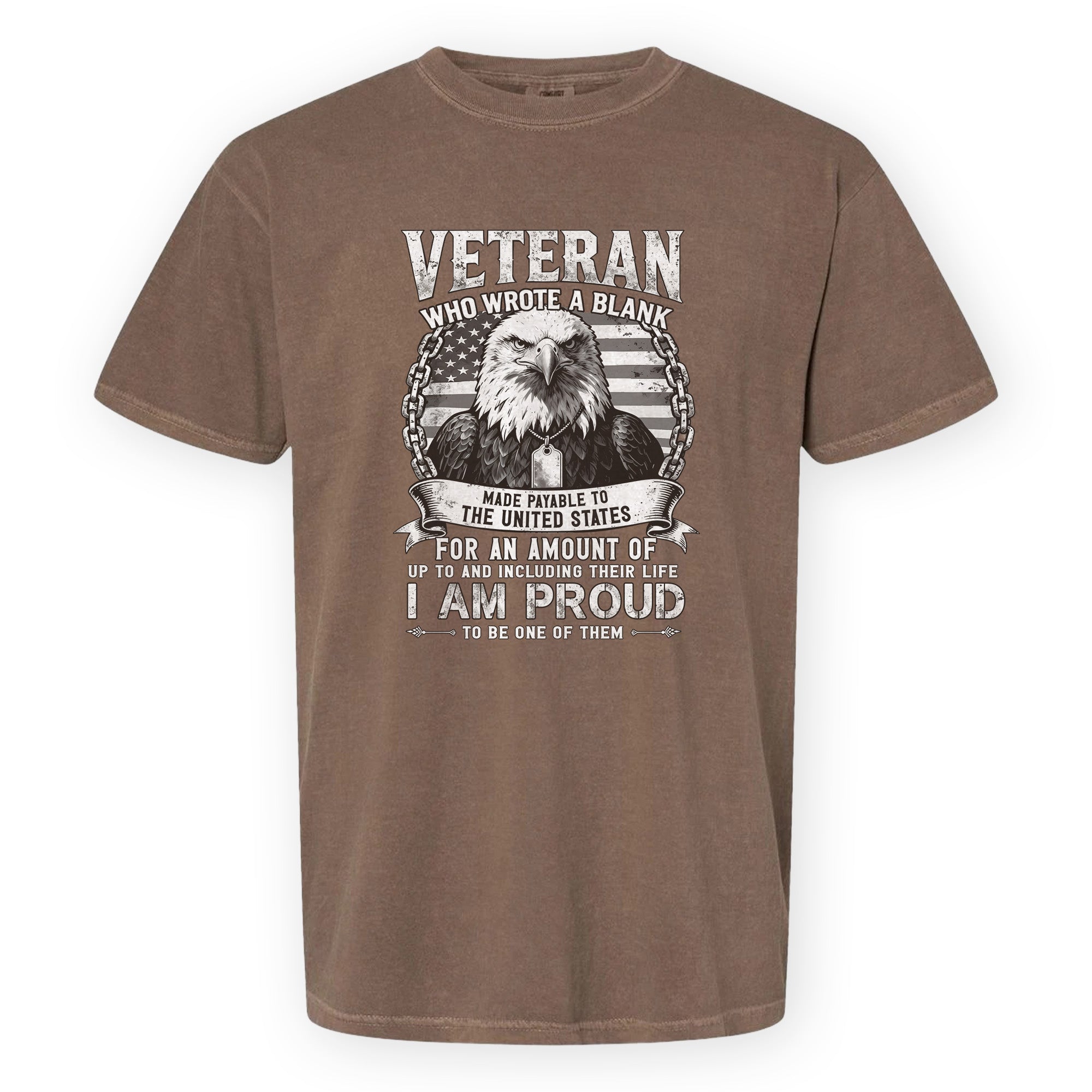 Proud to Be a Veteran Comfort Colors T-Shirt