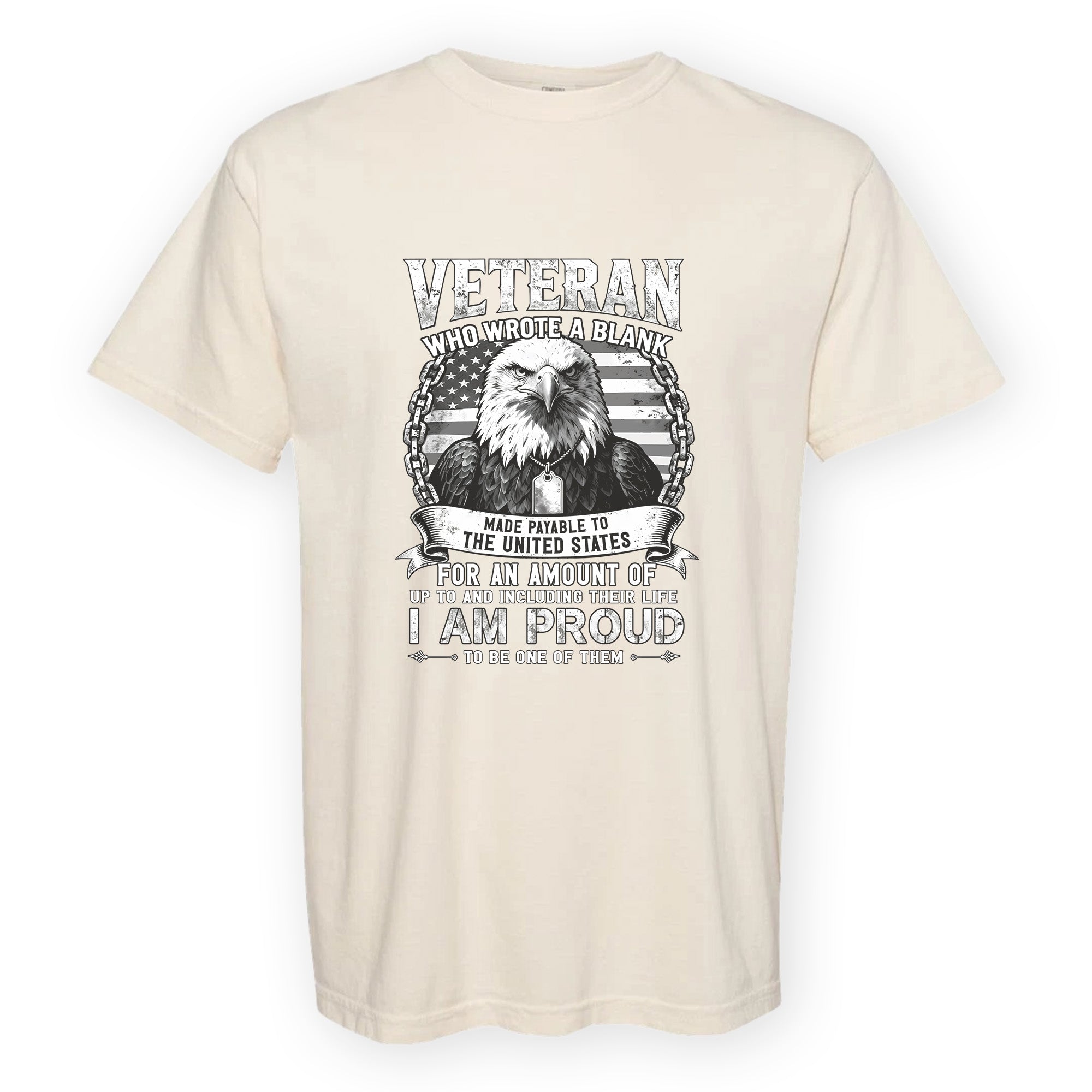 Proud to Be a Veteran Comfort Colors T-Shirt