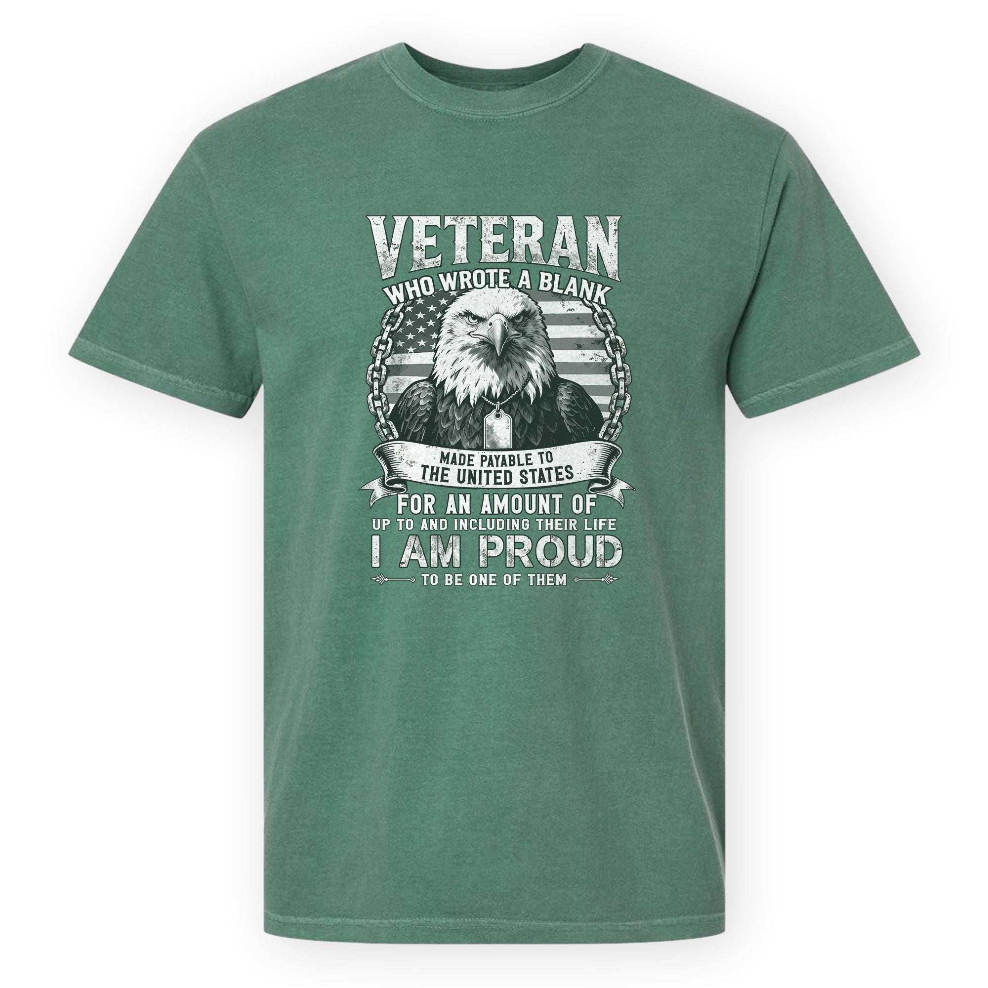 Proud to Be a Veteran Comfort Colors T-Shirt