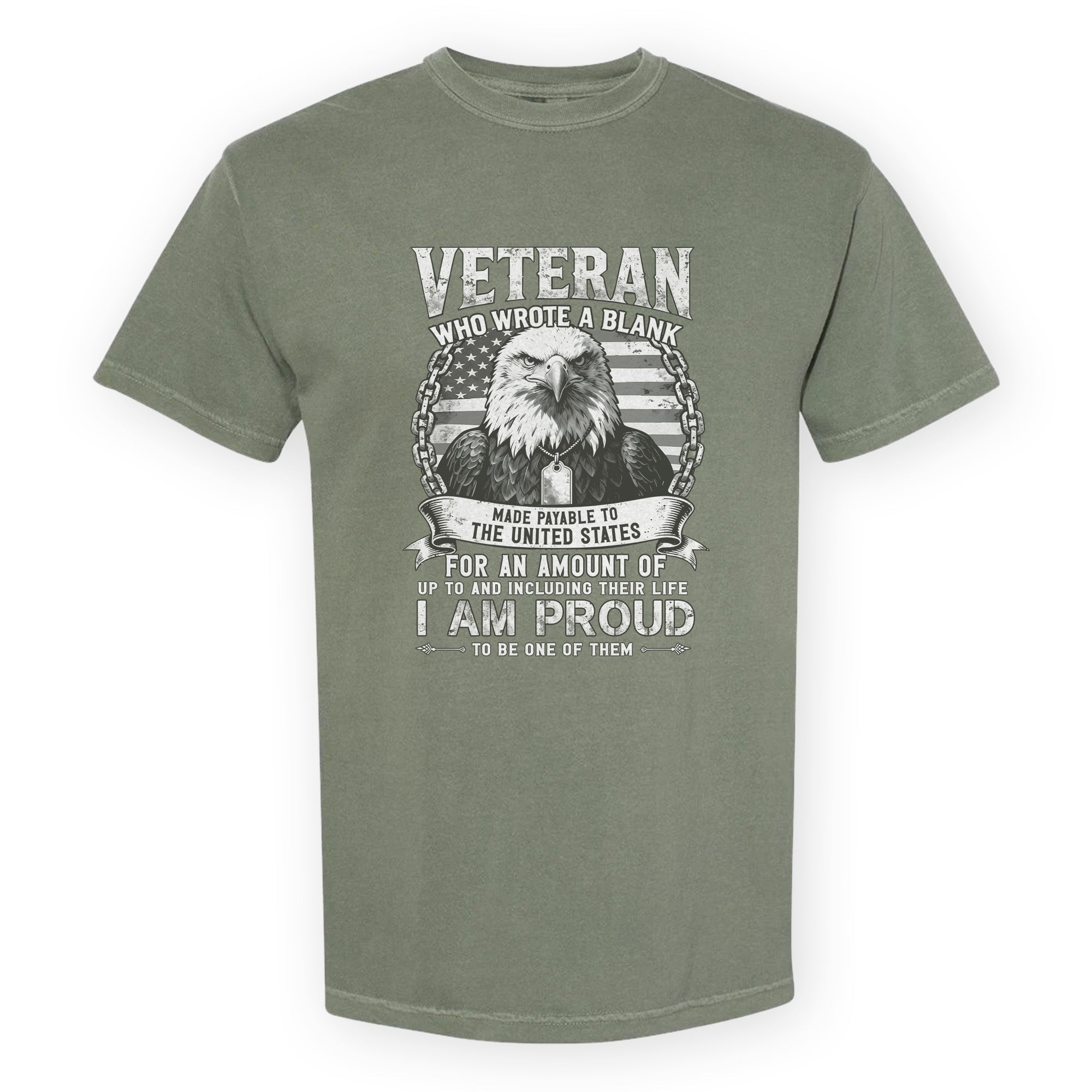 Proud to Be a Veteran Comfort Colors T-Shirt
