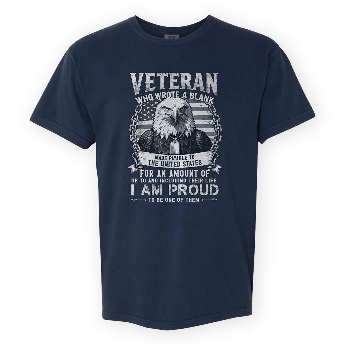 Proud to Be a Veteran Comfort Colors T-Shirt